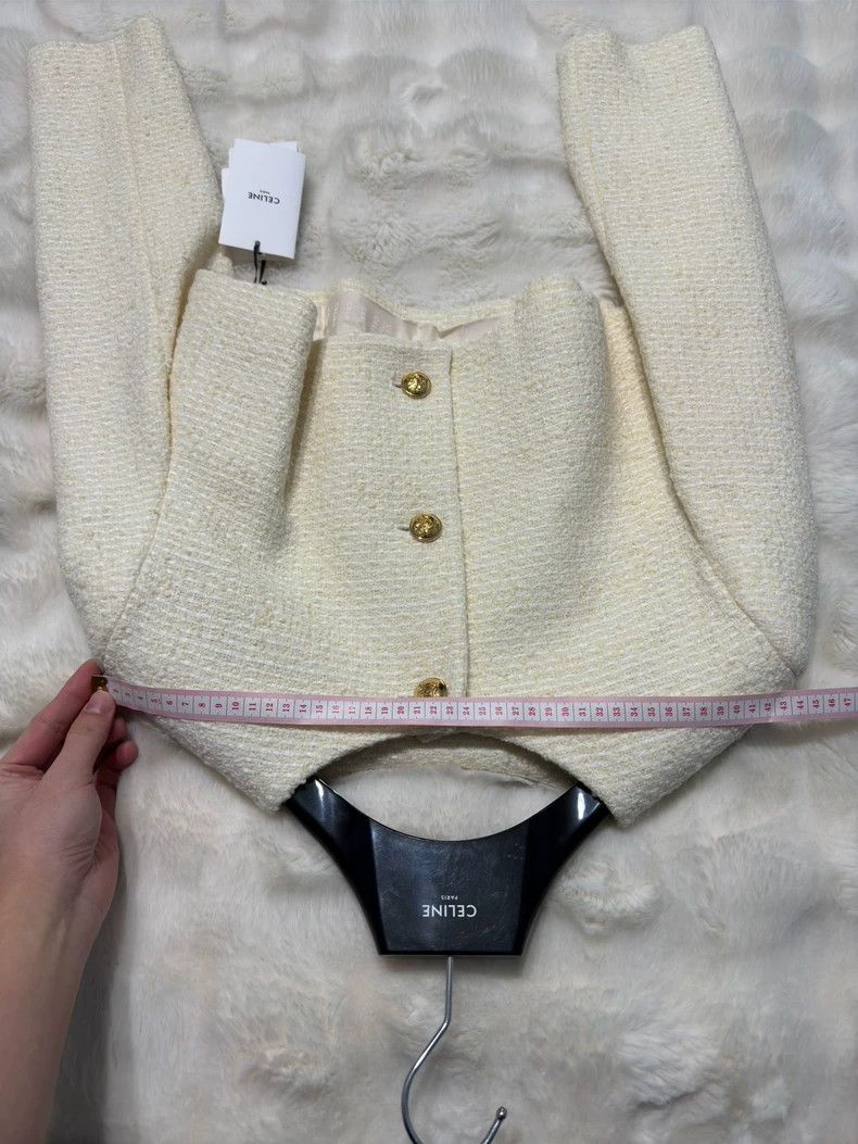 Celine CELINE size 40 Tweed Arc de Triomphe hunting jacket coat Size L / US 10 / IT 46 - 7 Thumbnail