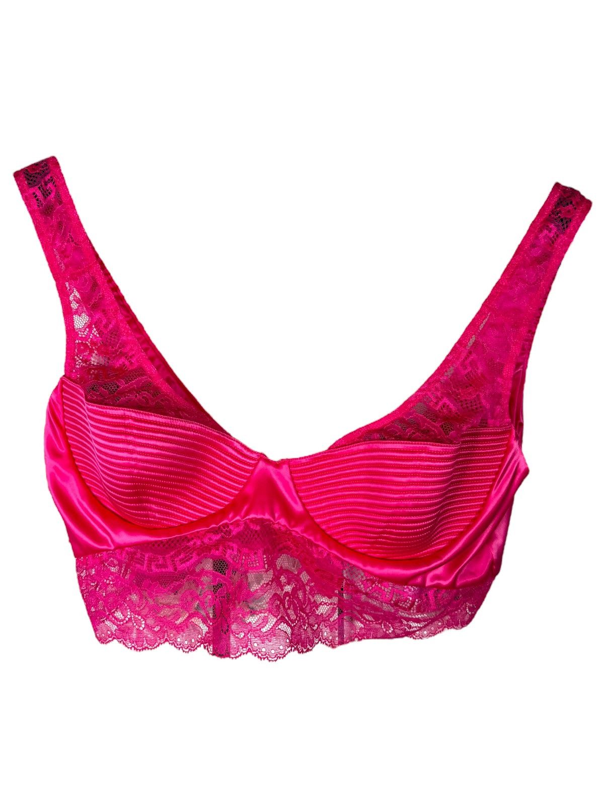 Versace Versace pink lace & satin bra, new with tags Size M / US 6-8 / IT 42-44 - 1 Thumbnail