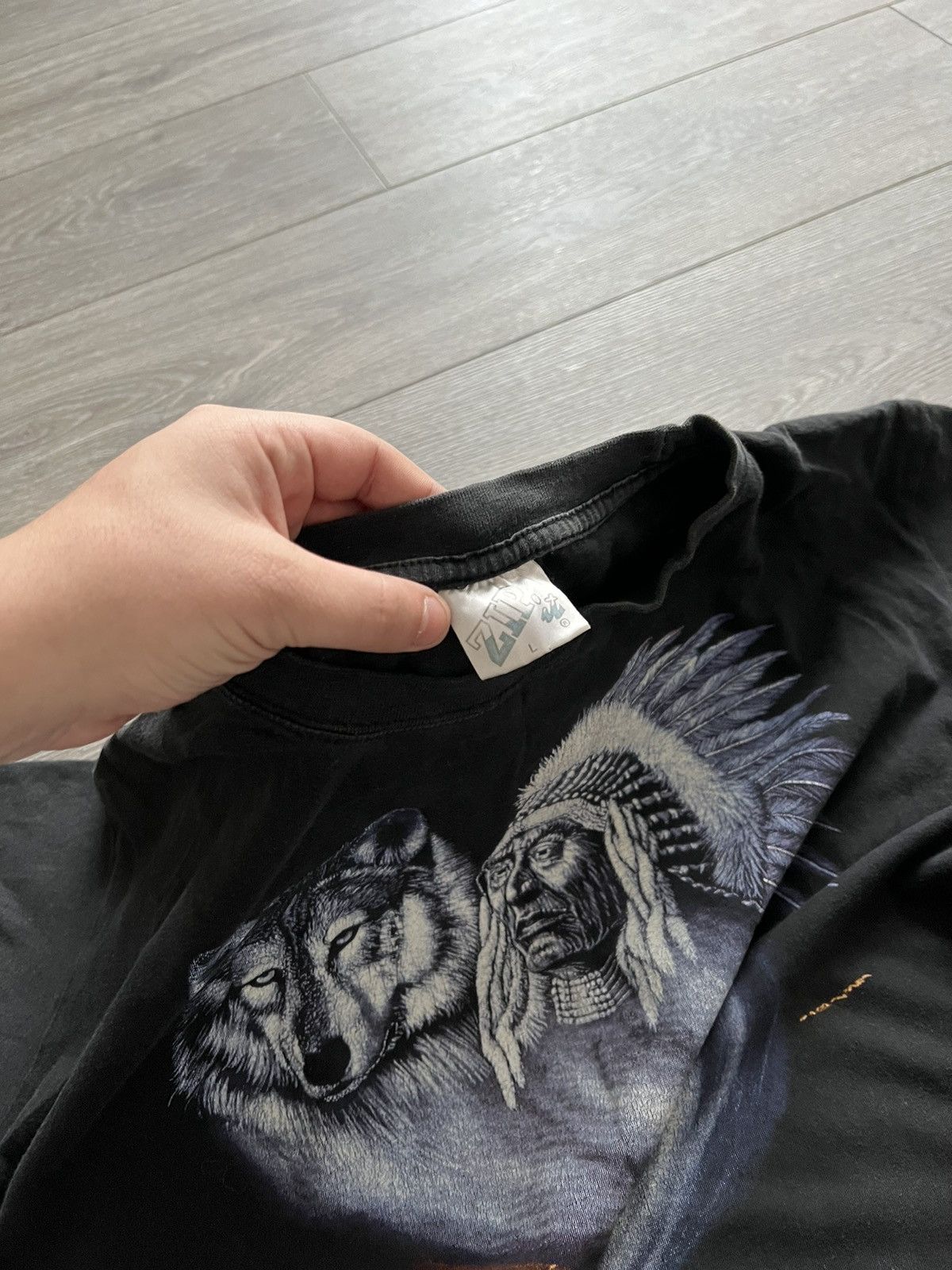 The Mountain × Vintage 90s Vintage Spirit Native T-Shirt Tee Size US L / EU 52-54 / 3 - 7 Thumbnail