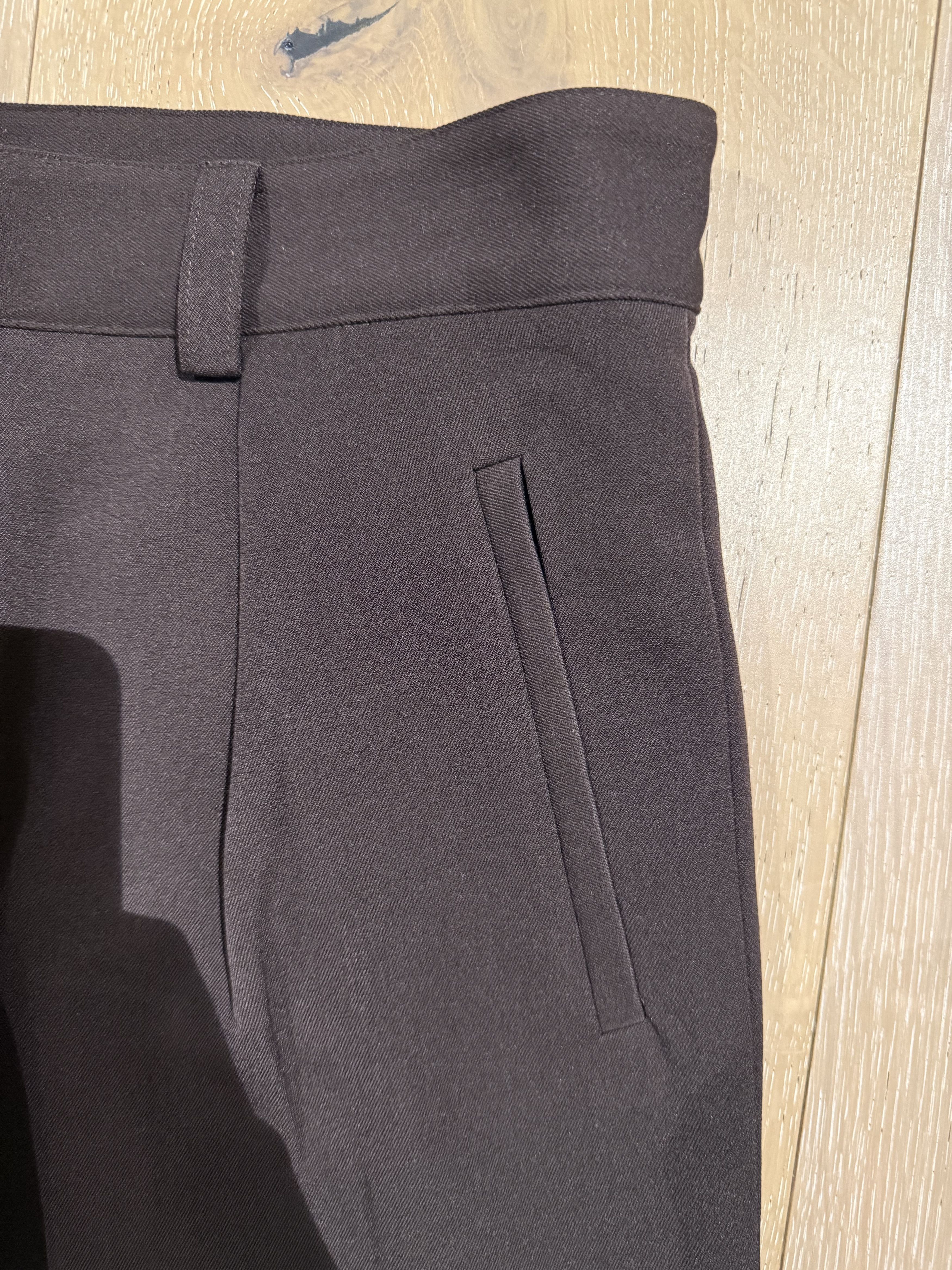 Libero 💚 Libero Pleated Brown Wool Pants Large NEW Size US 32 / EU 48 - 4 Thumbnail