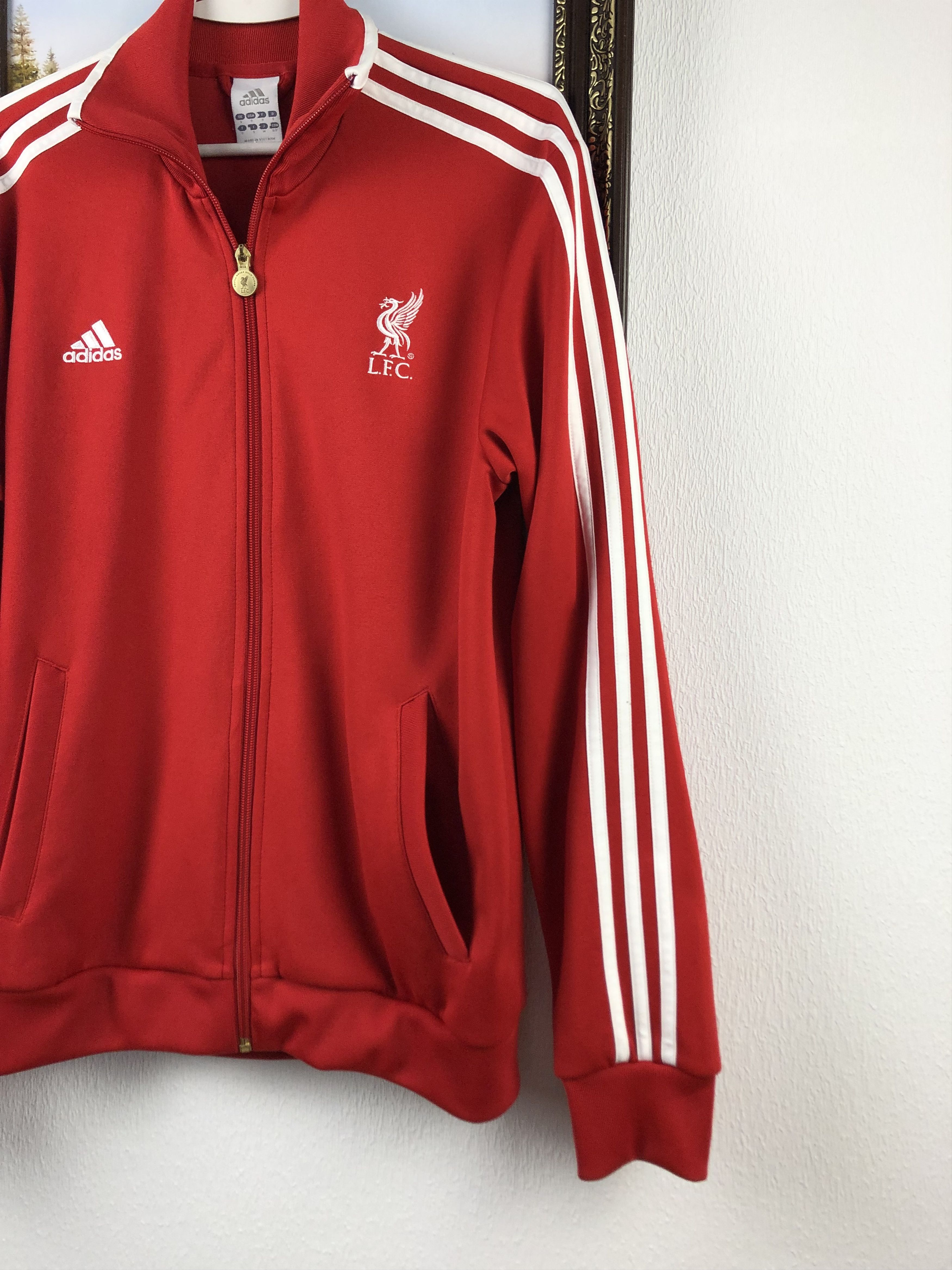 Adidas Vintage Liverpool Football Jacket Soccer Track Top Mens YNWA Size US S / EU 44-46 / 1 - 8 Thumbnail