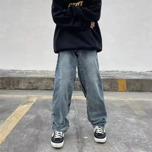 Japanese Brand × Jean Vintage washed print design rare casual jeans Size US 32 / EU 48 - 2 Thumbnail
