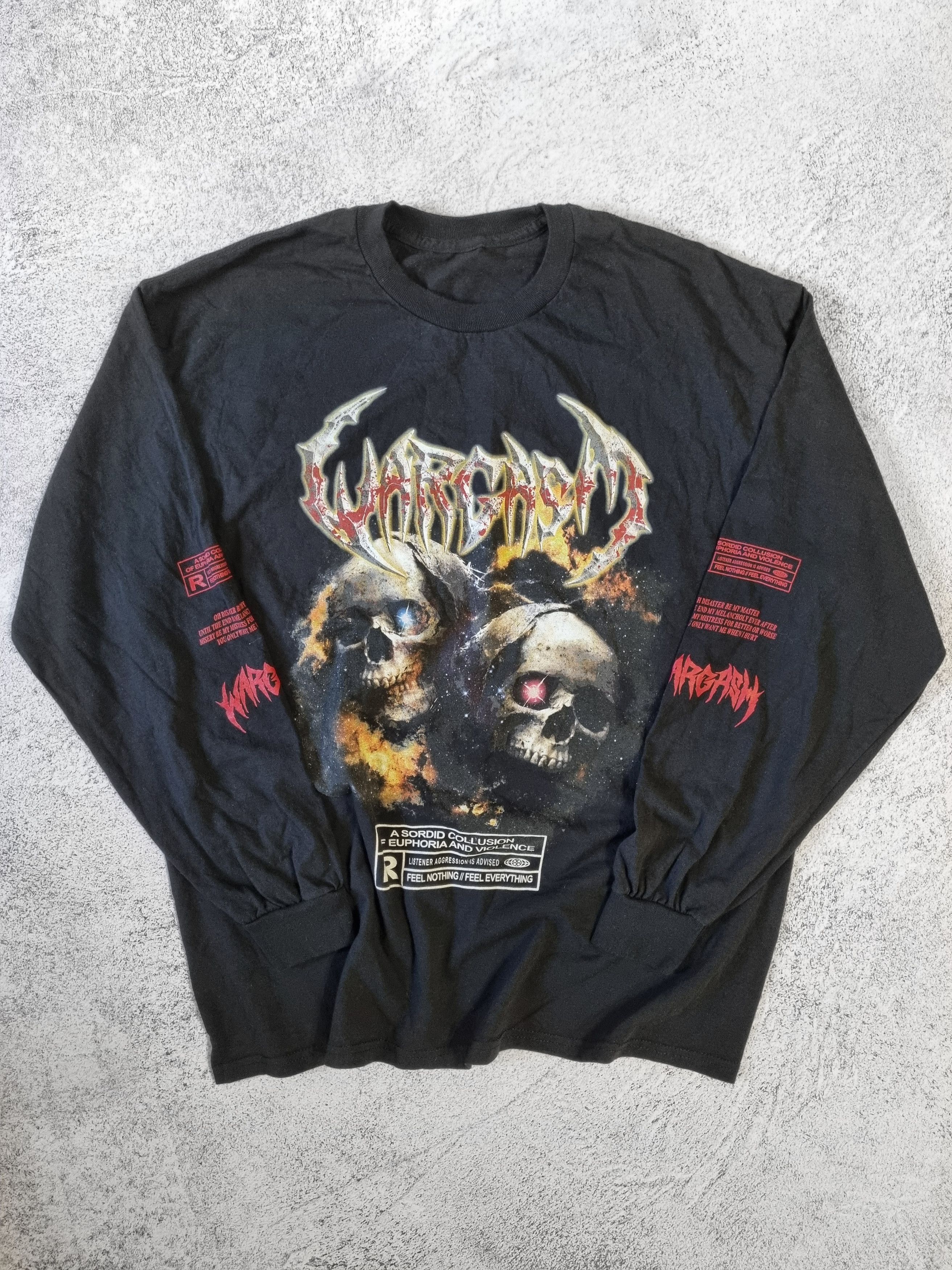 Band Tees × Vintage Wargasm British Band Long Sleeve Size US L / EU 52-54 / 3 - 1 Thumbnail