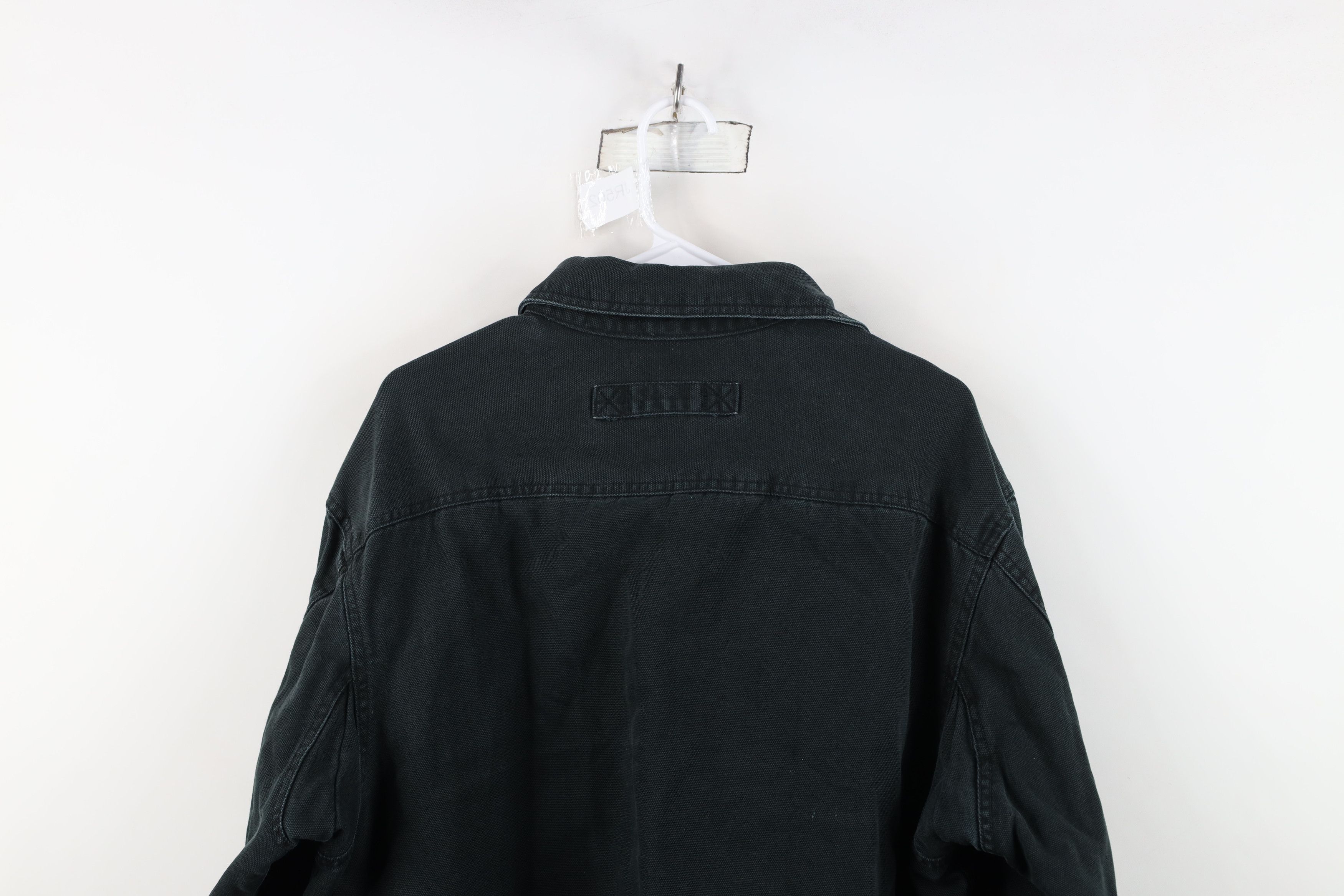 Duluth Trading Company Duluth Trading Co Fleece Lined Canvas Shirt Jacket Black Size US L / EU 52-54 / 3 - 13 Thumbnail