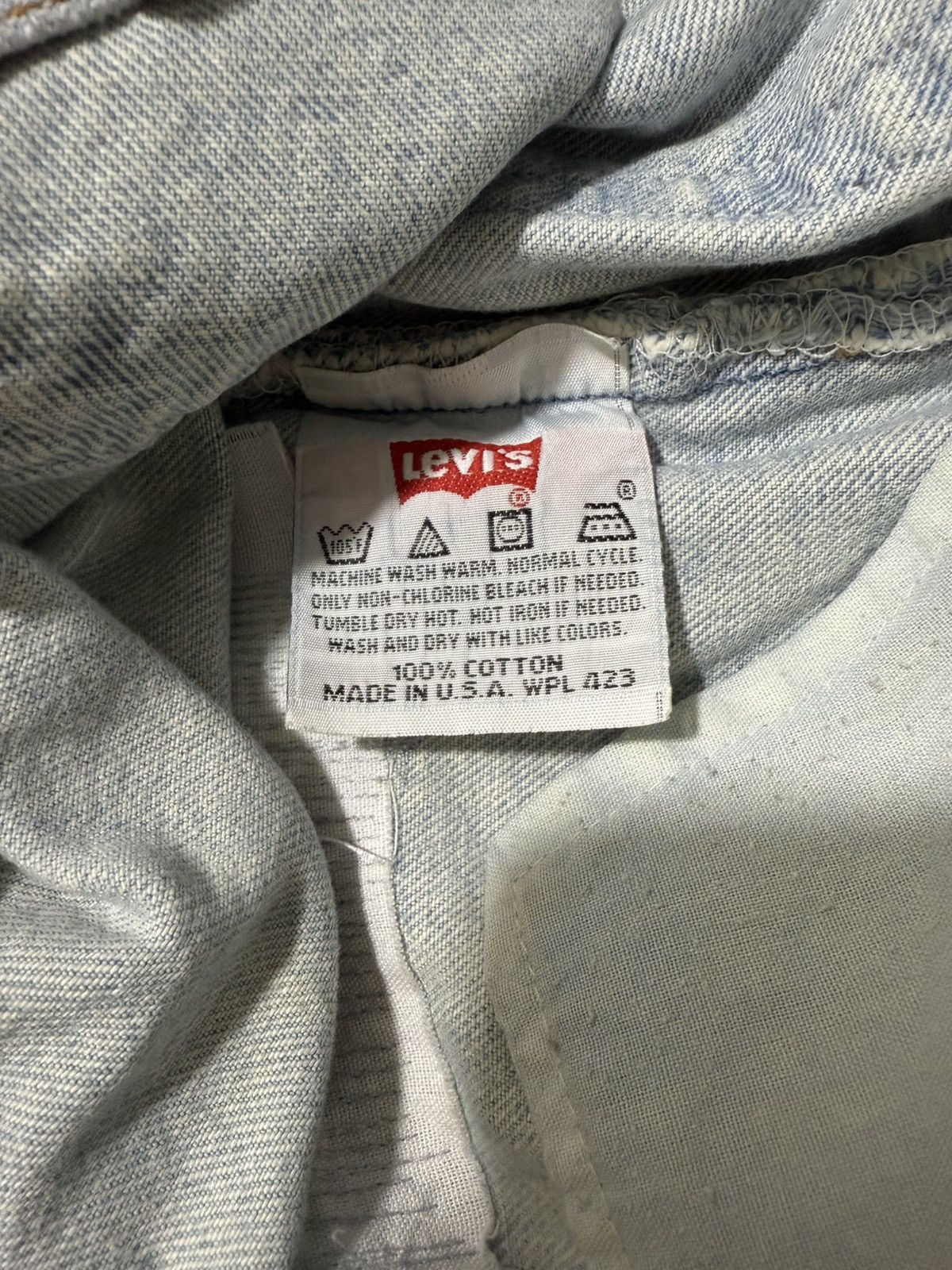 Levi's Vintage 90s Levi's 501 Made in USA Thrashed Distressed Size US 35 - 6 Thumbnail