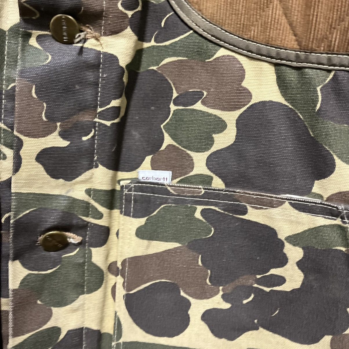 Carhartt VINTAGE 80s CARHARTT DUCK CAMO CORDUROY CANVAS JACKET XL Size US XL / EU 56 / 4 - 9 Thumbnail