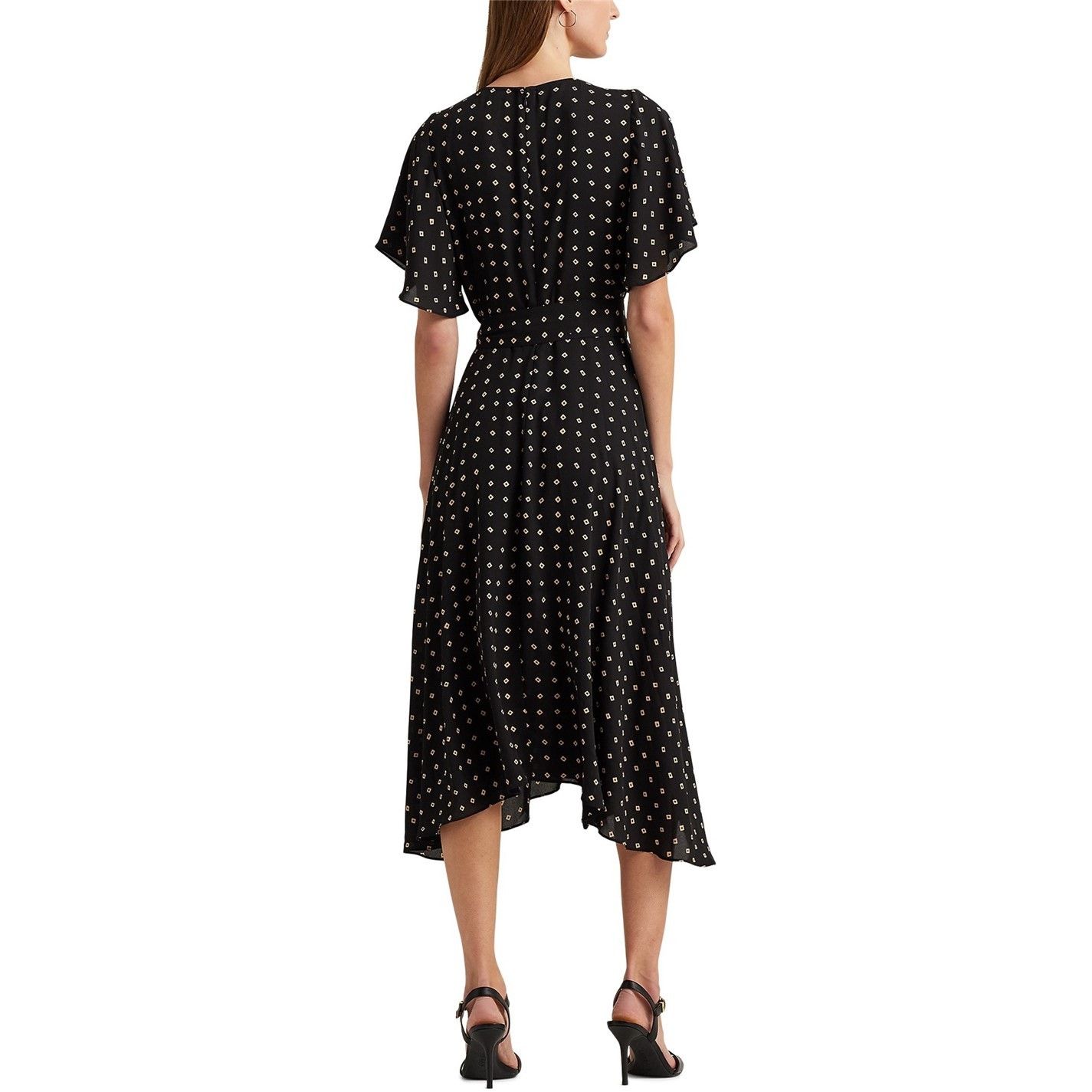 Lauren Ralph Lauren o1g2r1mq0825 Kangani Dress in Black Size S / US 4 / IT 40 - 3 Thumbnail
