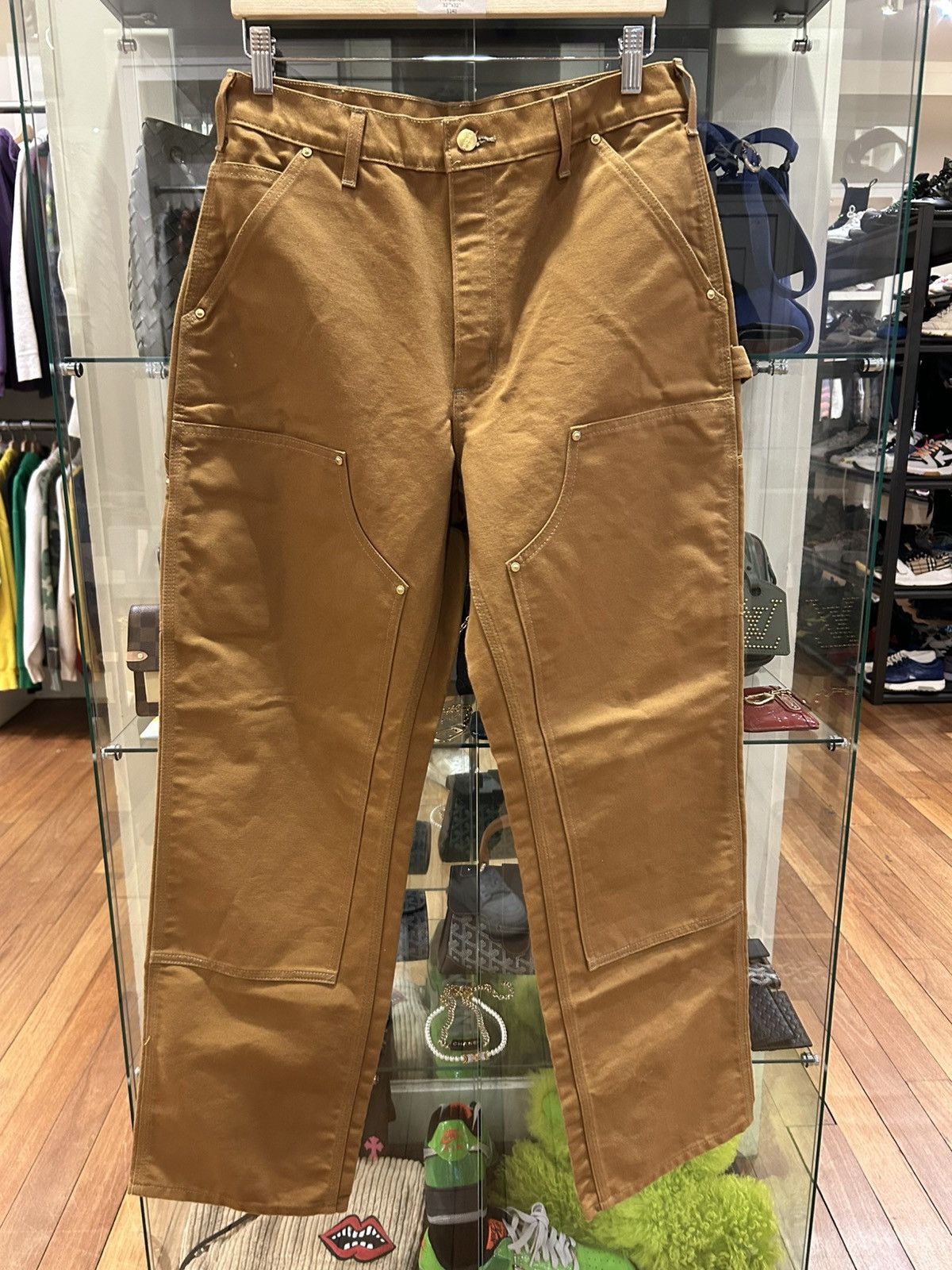 Carhartt Carhartt Double Knee Pants - Light Brown Size US 32 / EU 48 - 1 Thumbnail