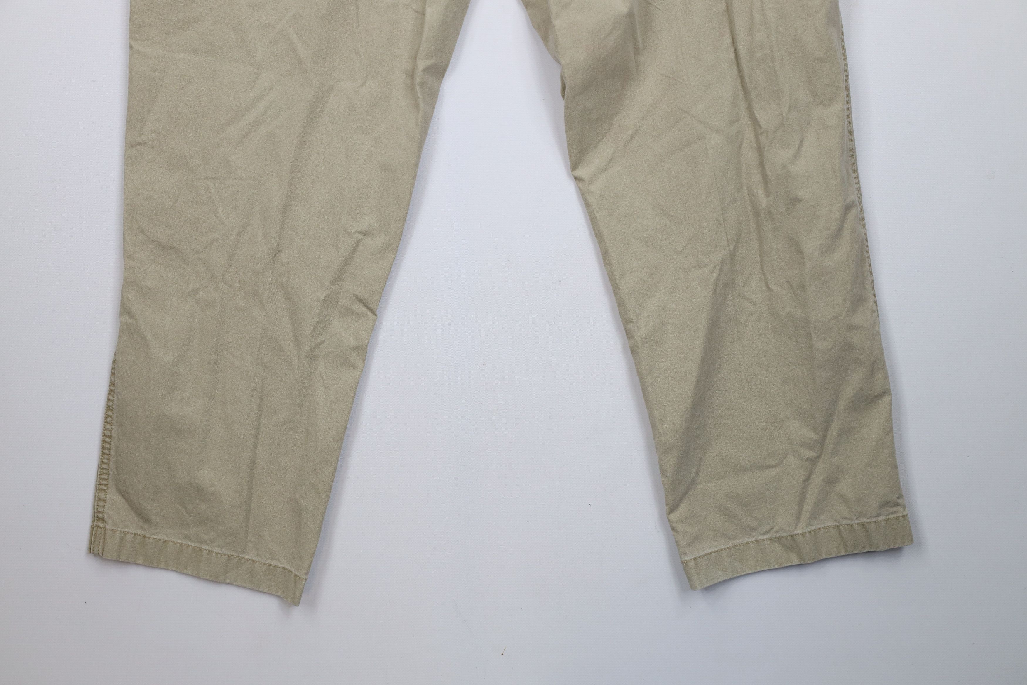L.L. Bean × Vintage Vintage 90s LL Bean Stonewash Safari Bush Cargo Pants Beige Size US 35 - 12 Thumbnail
