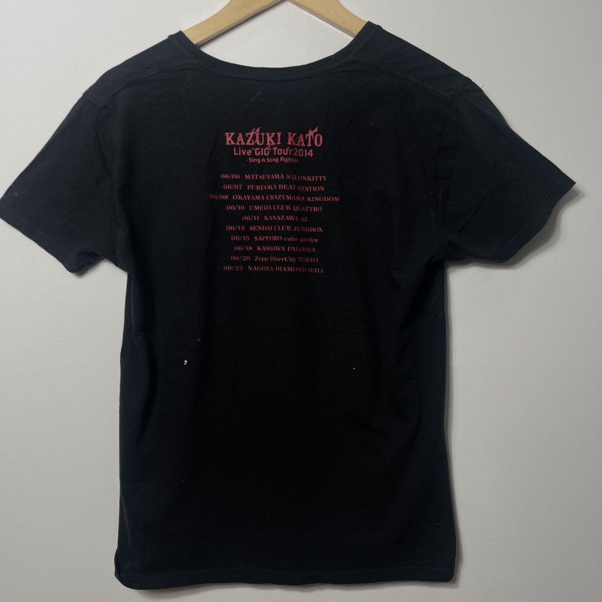 Other KAZUKI KATO Live "GIG" Tour 2014 Tee Vintage Size US S / EU 44-46 / 1 - 3 Thumbnail