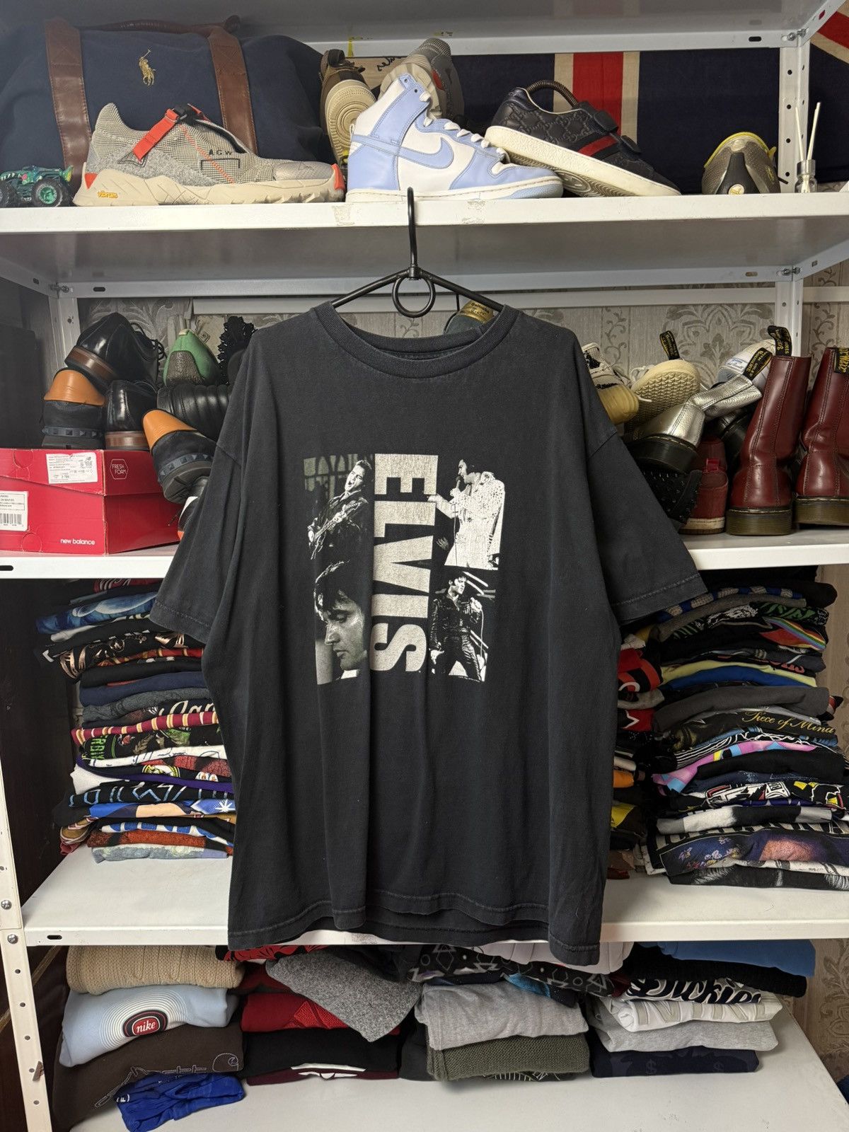 Band Tees Vintage Elvis 90s T-Shirts Y2K Size US XL / EU 56 / 4 - 1 Thumbnail