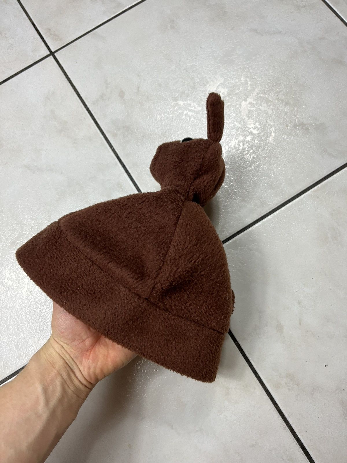 Gap × Vintage Vintage GAP 90s fleece animal hat sherpa reindeer funny Size ONE SIZE - 6 Thumbnail