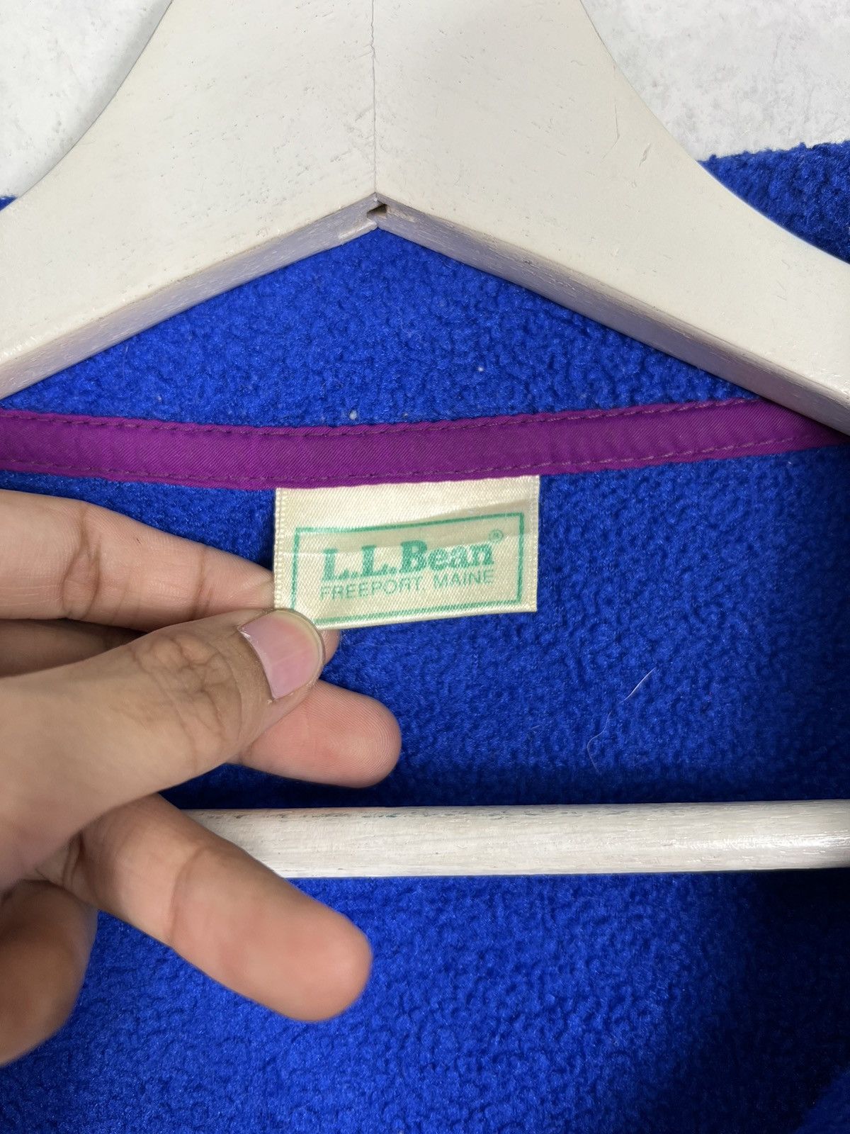 L.L. Bean 🔥 1980s LL BEAN FLEECE MADE IN USA Size US M / EU 48-50 / 2 - 13 Thumbnail