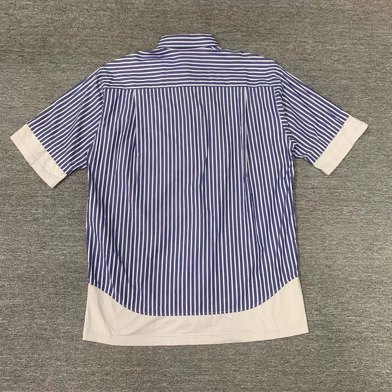 Balenciaga BALENCIAGA Blue Striped Lock Embroidery Shirt 37 (95% New) Size US XS / EU 42 / 0 - 2 Thumbnail
