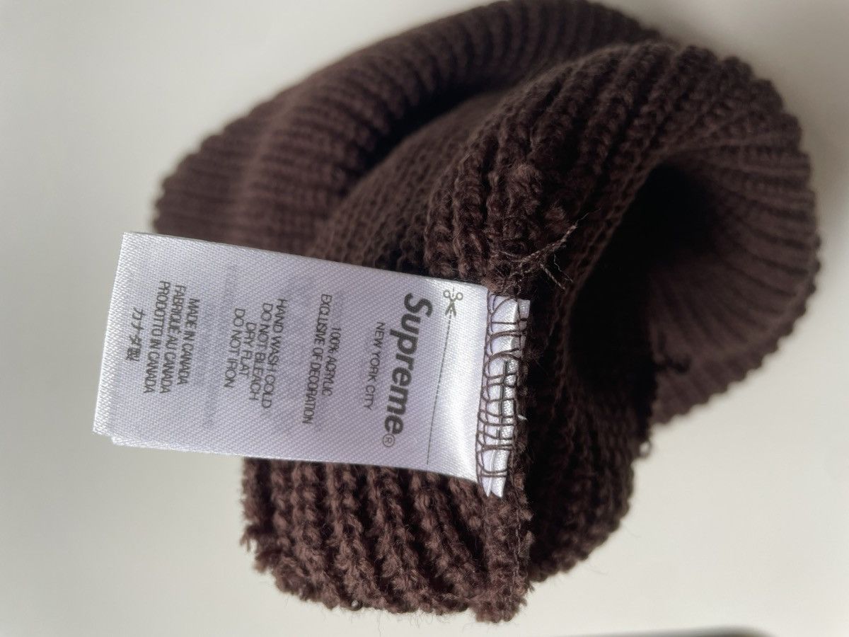 Supreme Supreme Loose Gauge Beanie BROWN Size ONE SIZE - 3 Thumbnail
