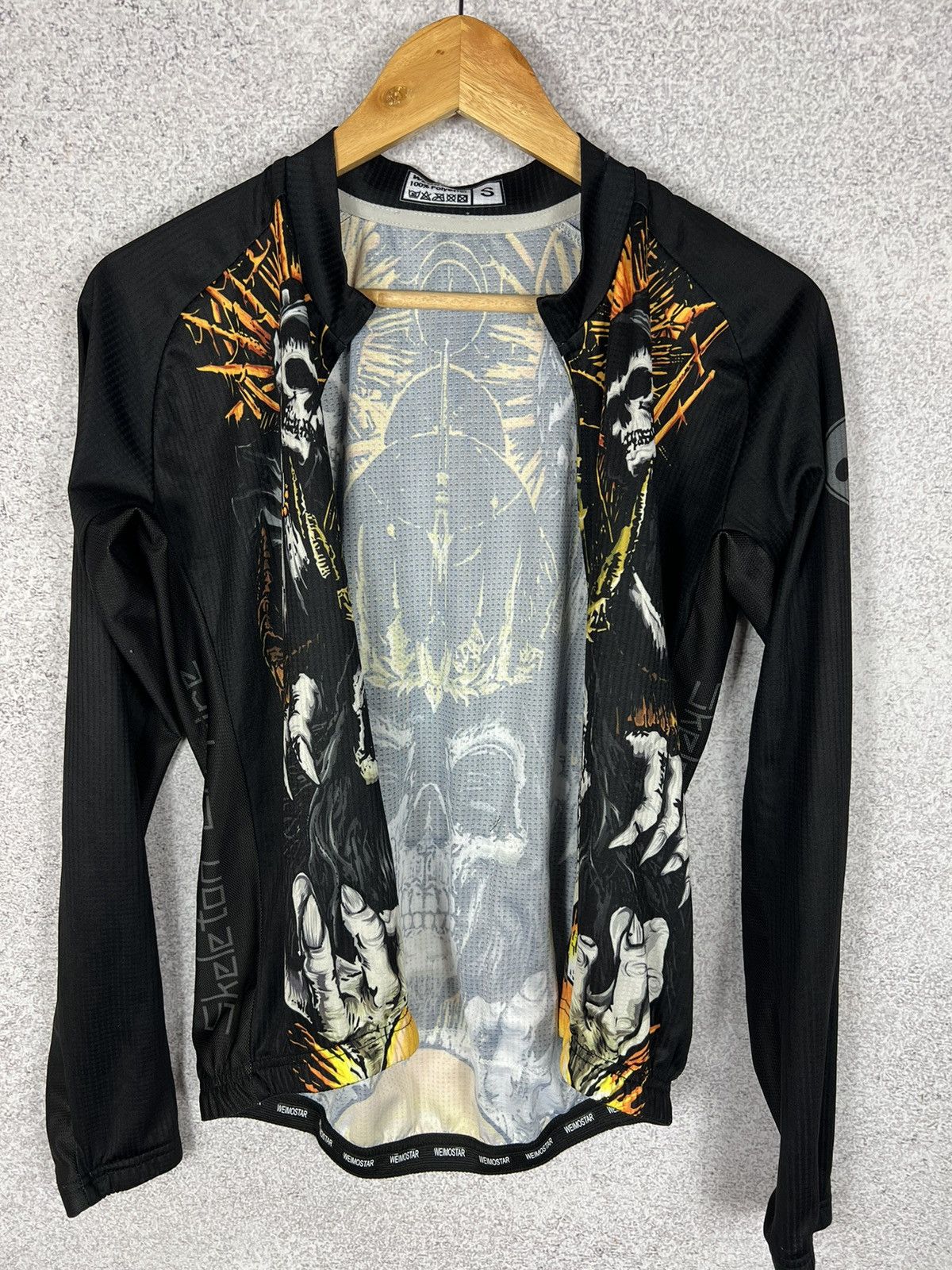 Other Vintage Welmostar Skeleton Cycling Jersey Y2K Longsleeve Size US S / EU 44-46 / 1 - 5 Thumbnail