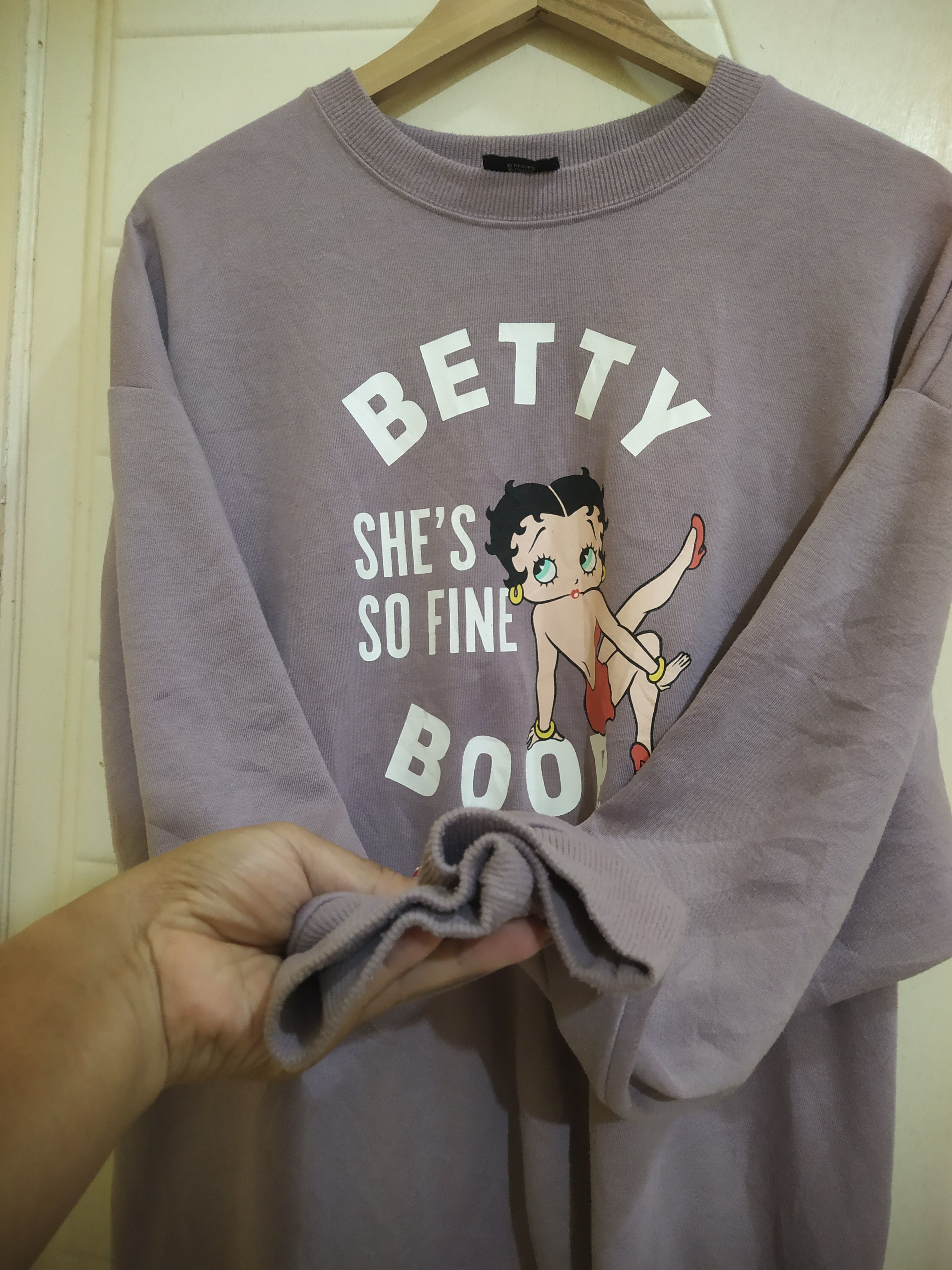 Cartoon Network VTG Betty Boop "She's So Fine" Crewneck Sweatshirt Size US XL / EU 56 / 4 - 4 Thumbnail