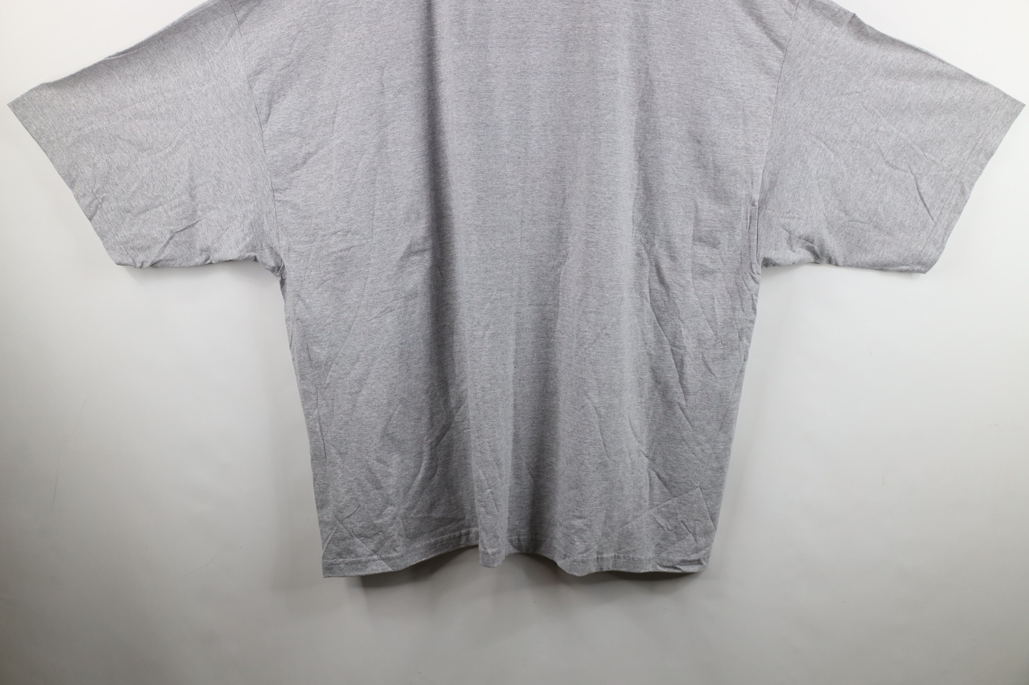Vintage Vintage 90s Streetwear Short Sleeve T-Shirt Heather Gray Size US XXL / EU 58 / 5 - 3 Thumbnail