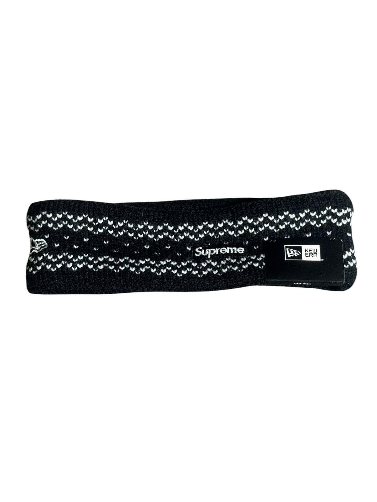 New Era × Supreme Supreme New Era Arc Logo Headband New Black Size ONE SIZE - 3 Thumbnail