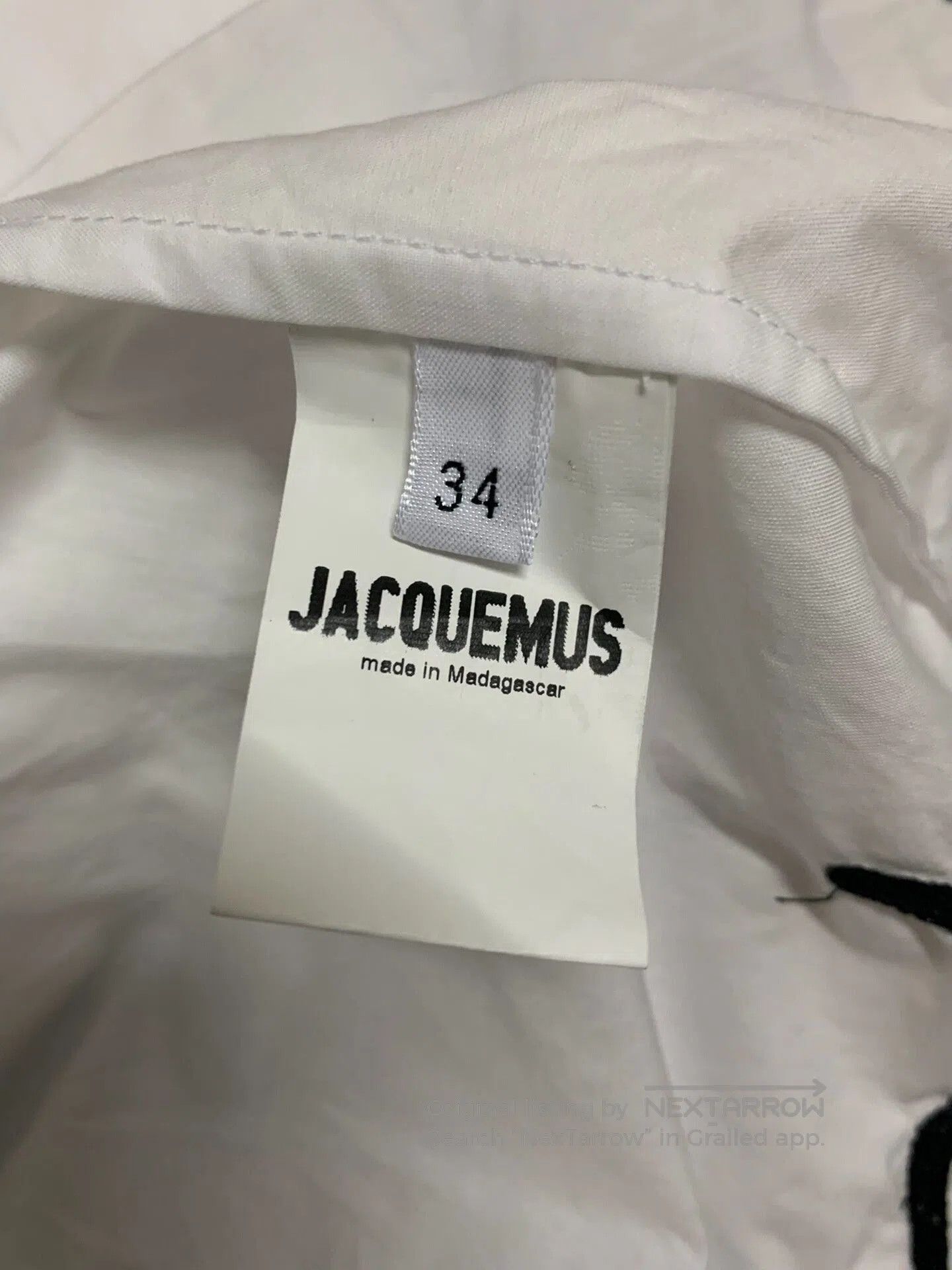 Jacquemus Jacquemus Handwritten Letter Shirt SS20. Size US M / EU 48-50 / 2 - 5 Thumbnail