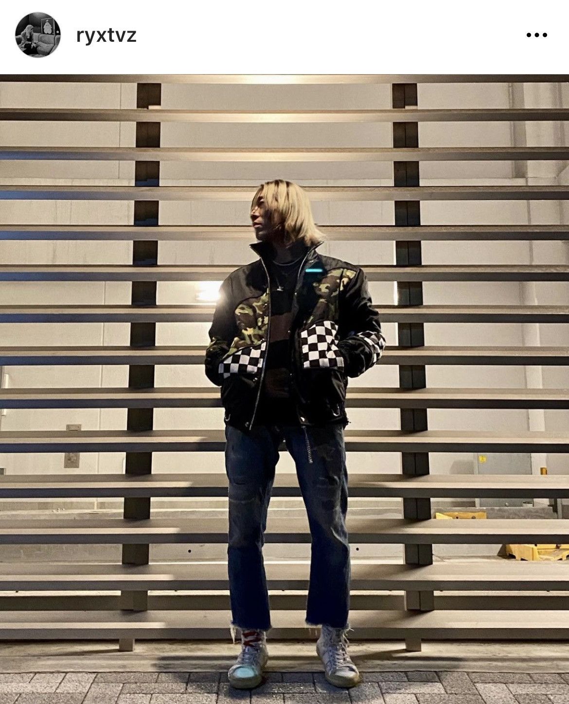 Celine × Hedi Slimane RARE - FW21 Damier Camo Technical Bomber Jacket 52 Size US L / EU 52-54 / 3 - 21 Thumbnail