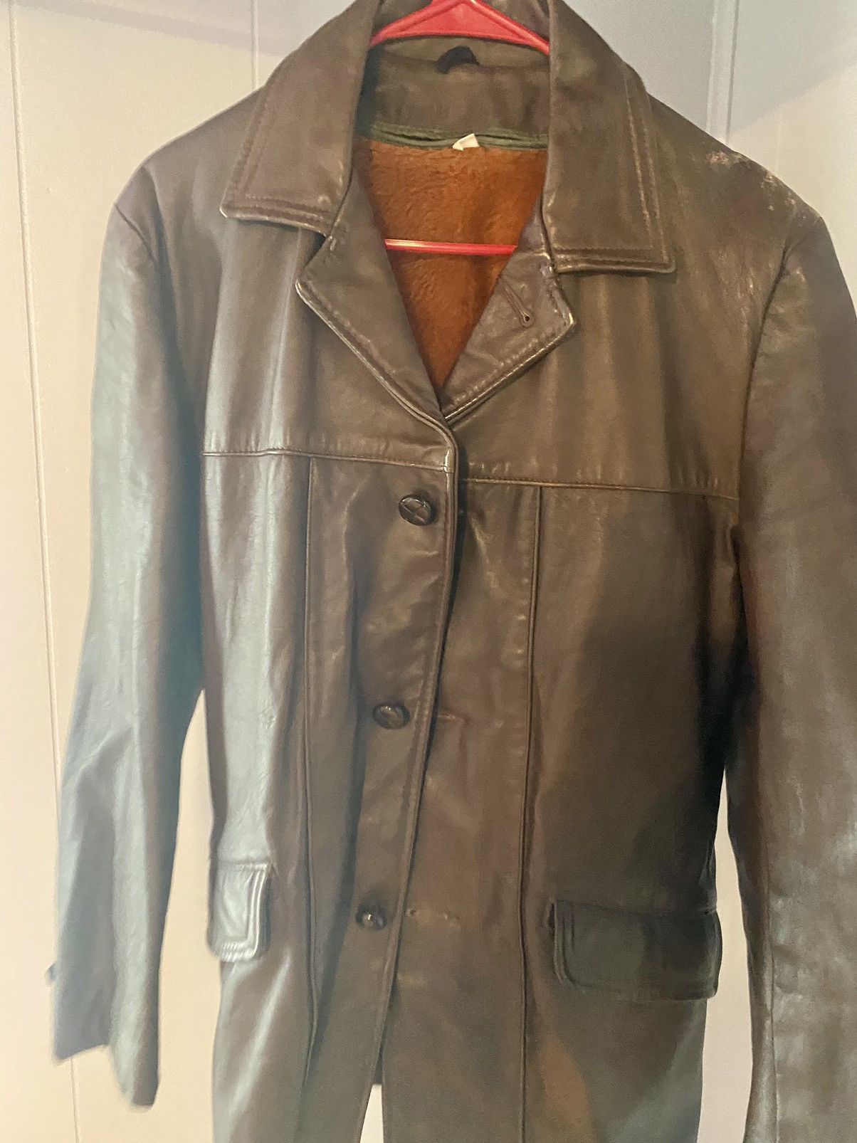 Vintage Authentic Vintage Leather Jacket Size US L / EU 52-54 / 3 - 1 Thumbnail