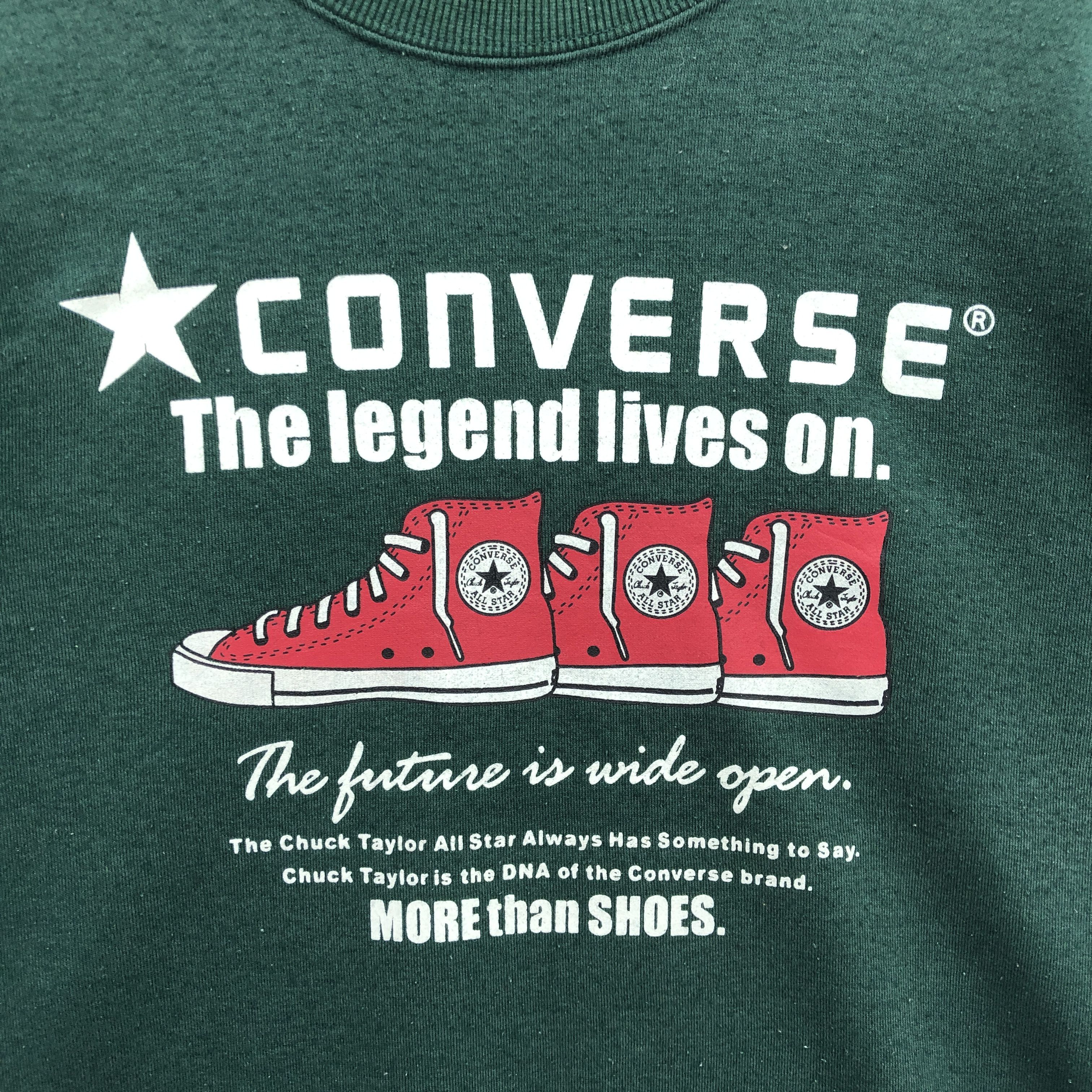 Converse × Vintage Vintage Converse Sweater Chuck Taylor Sweatshirt Jumper Size US M / EU 48-50 / 2 - 3 Thumbnail