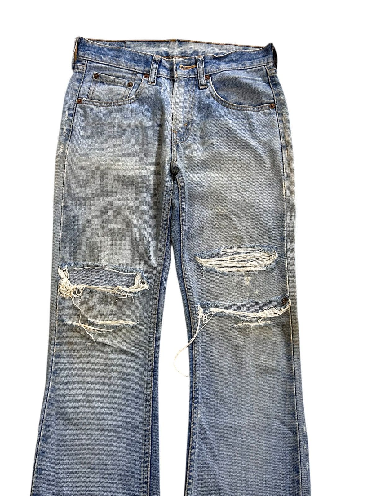 Levi's × Levi's Vintage Clothing × Vintage Vintage LEVI STRAUSS & CO 577 Trashed Distressed Denim Size US 28 / EU 44 - 3 Thumbnail