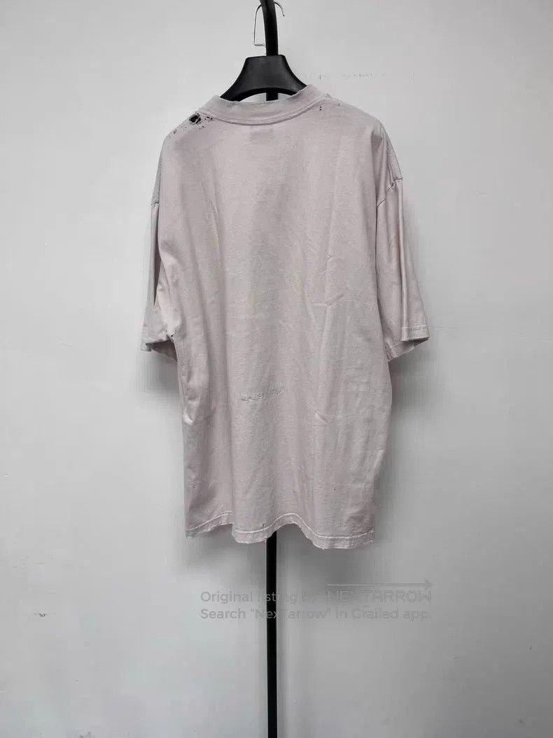 Balenciaga Balenciaga Statue of Liberty Letter Printed Round Neck Sho Size US M / EU 48-50 / 2 - 2 Thumbnail
