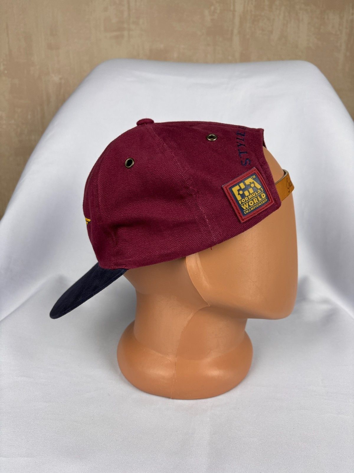 Formula 1 VTG Formula 1 Grand Prix Classic Leather Strap 80s Cap Size ONE SIZE - 8 Thumbnail