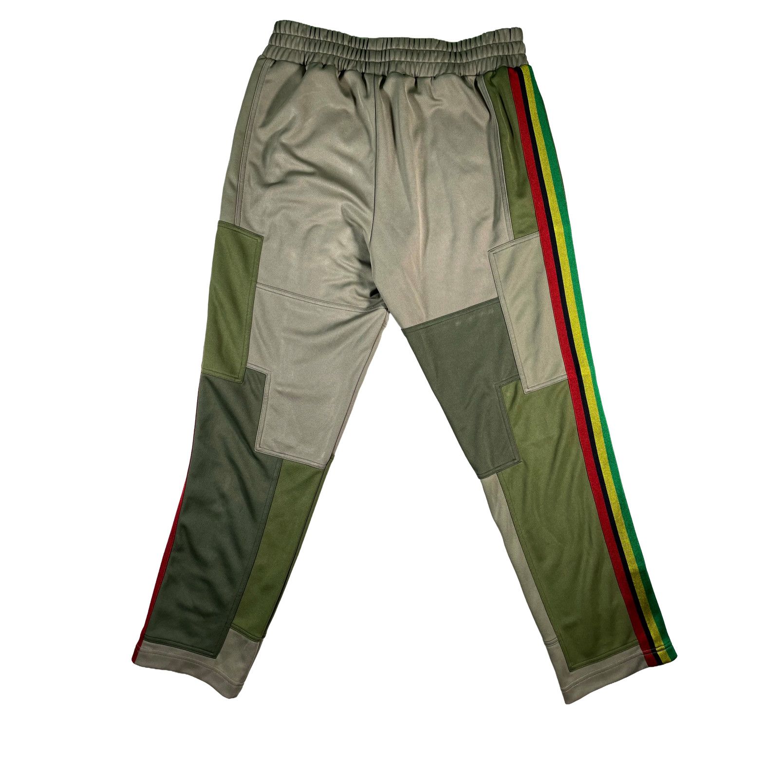 Palm Angels Palm Angels Patch Work Olive Track Pants Size US 34 / EU 50 - 2 Thumbnail