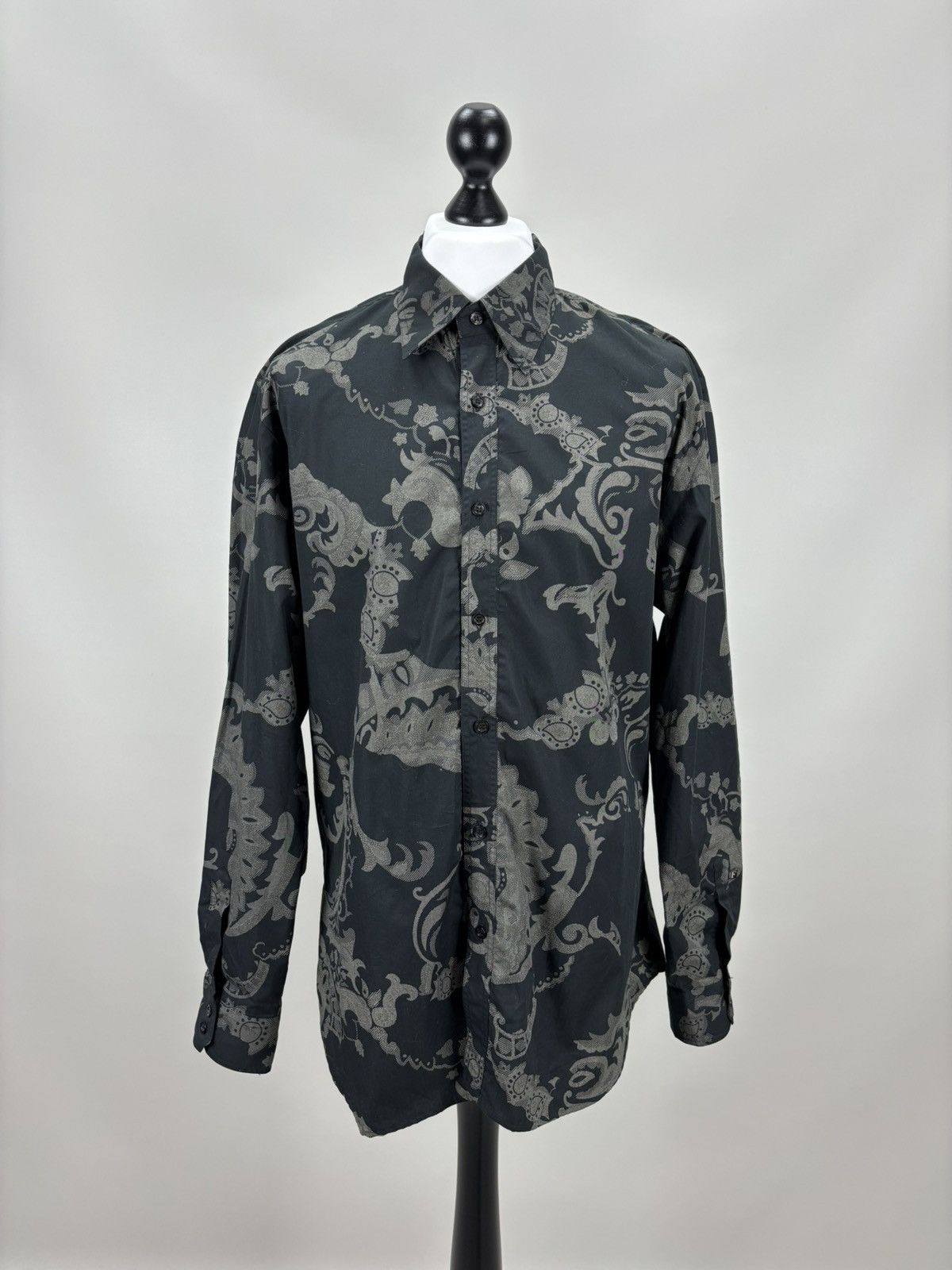 Gianfranco Ferre Mens shirt Gianfranco Ferre Jeans Size XXL Color Black Size US XXL / EU 58 / 5 - 1 Thumbnail