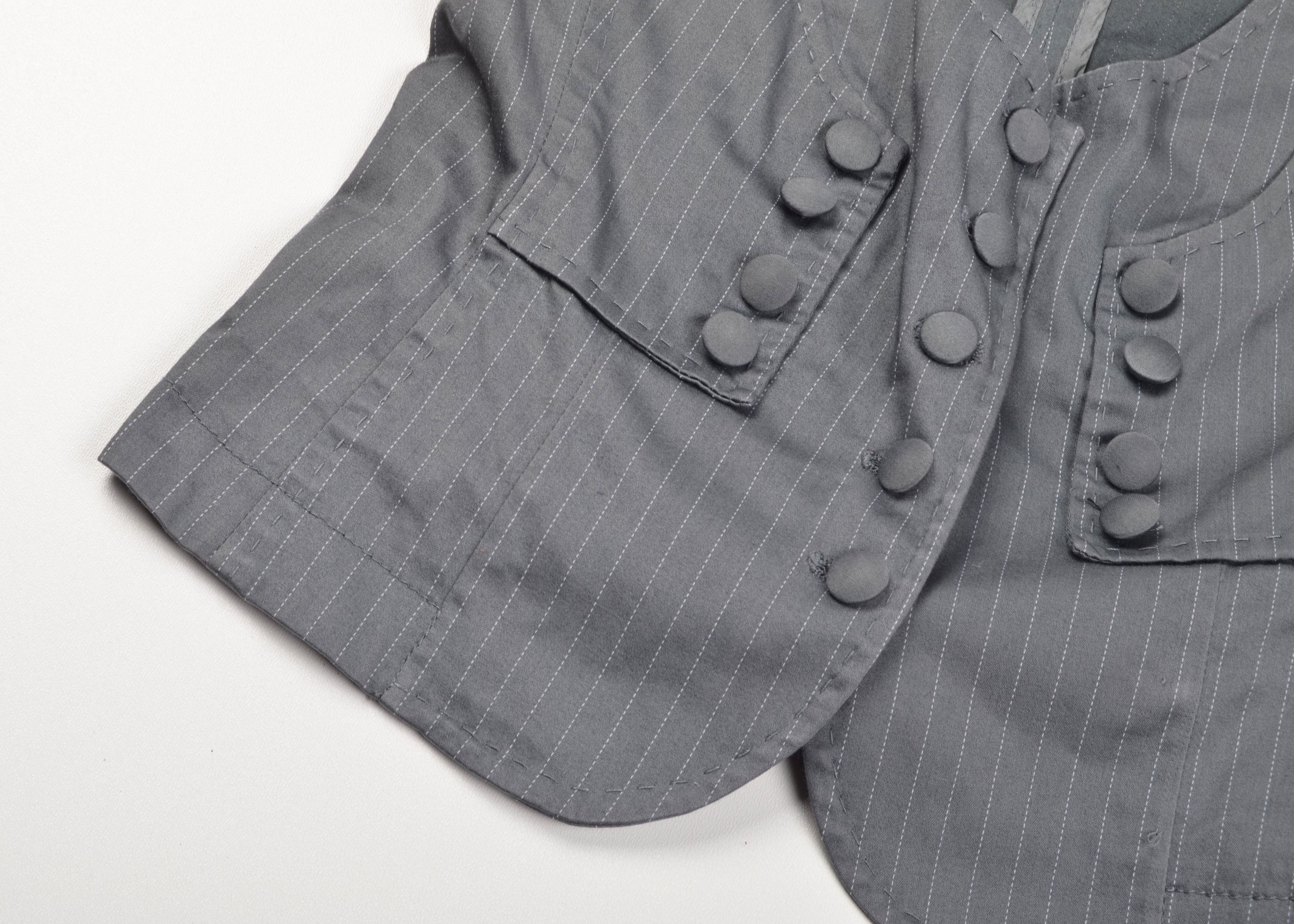 Sisley Vintage Sisley Y2K Officecore Striped Vest Top Size S / US 4 / IT 40 - 7 Thumbnail