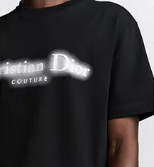 Dior o1w1db10725 Couture T-Shirt, Relaxed Fit in Black Size US L / EU 52-54 / 3 - 8 Thumbnail