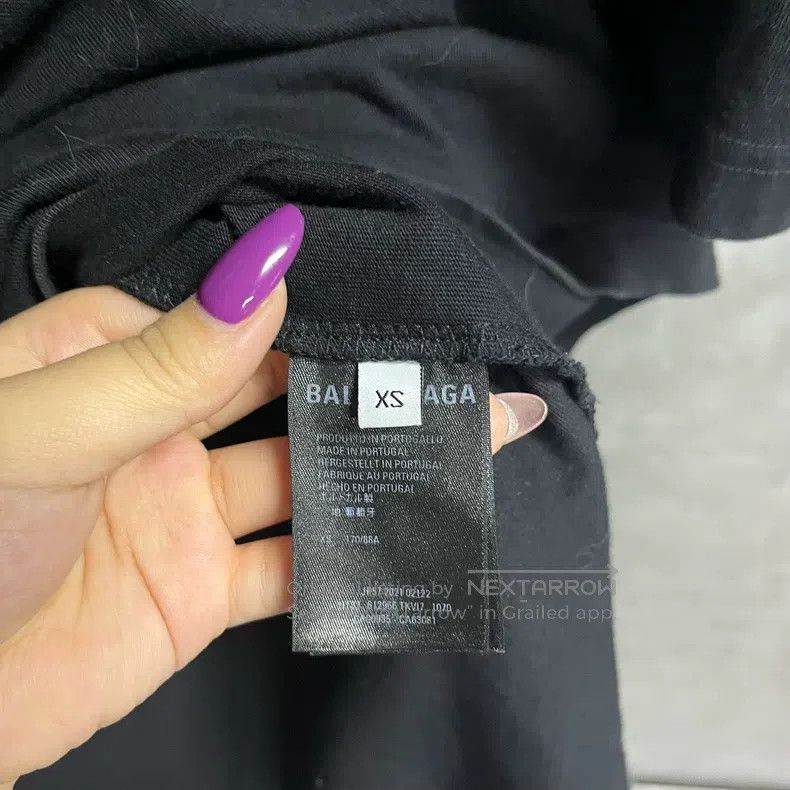 Balenciaga Balenciaga Black Mosaic Blurred Logo BB Letter Short Sleev Size US XS / EU 42 / 0 - 4 Thumbnail