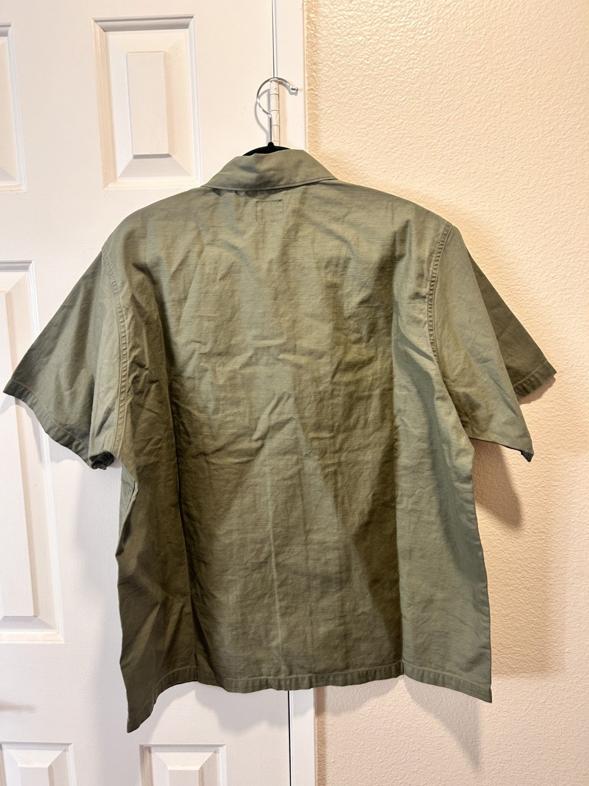 Needles Needles Nepenthese Fatigue Work Shirt Olive Large Size US L / EU 52-54 / 3 - 6 Thumbnail