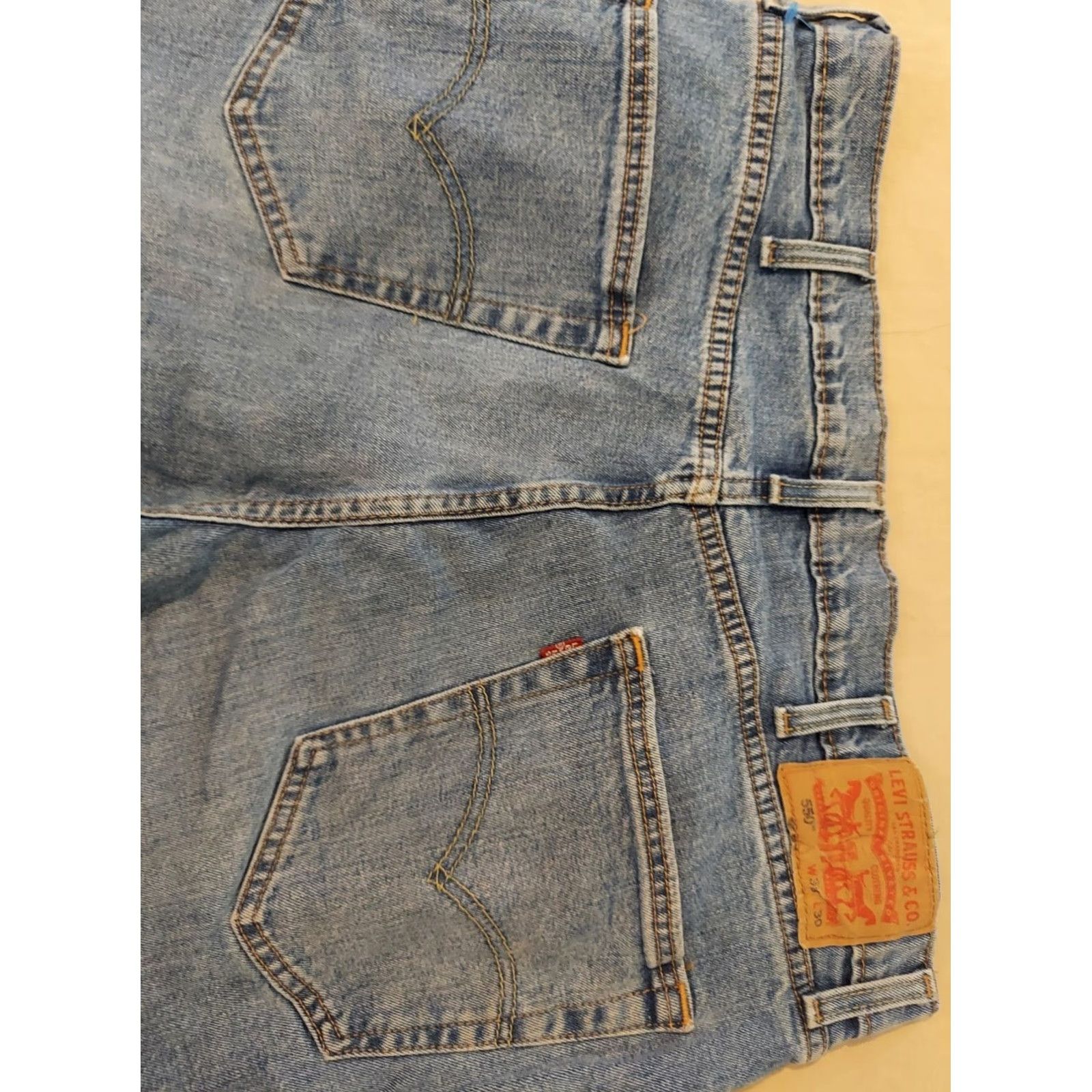 Levi's VINTAGE or RELAXED? LEVI'S 550 Jeans 38x30 38x39 Denim Straight Blue Mens Jeans 550 Levi's Straight Mens 38 Customize Size US 38 / EU 54 - 2 Thumbnail