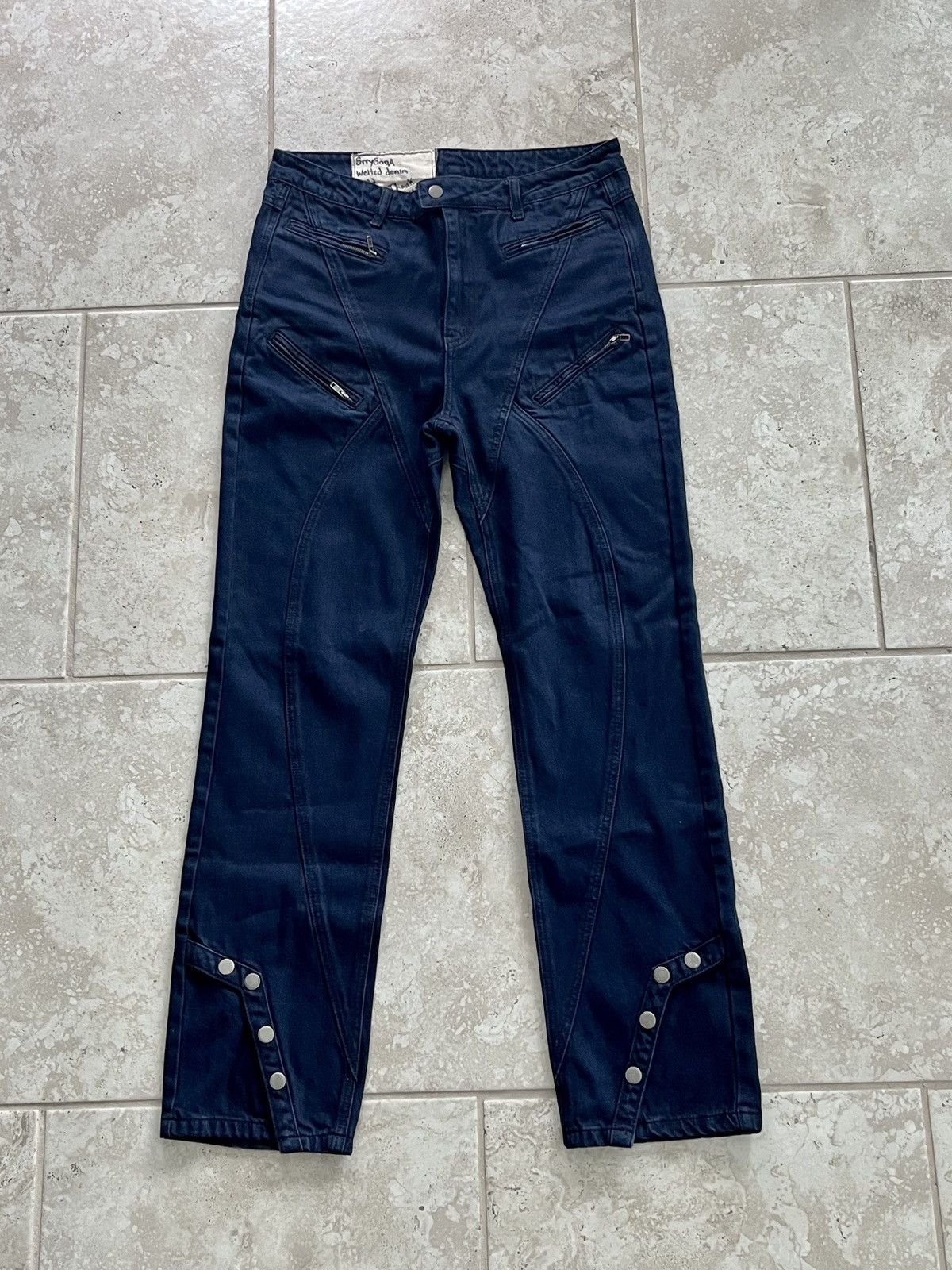 Other Estudio Niksen - Raw Denim Balloon Jeans | Grailed