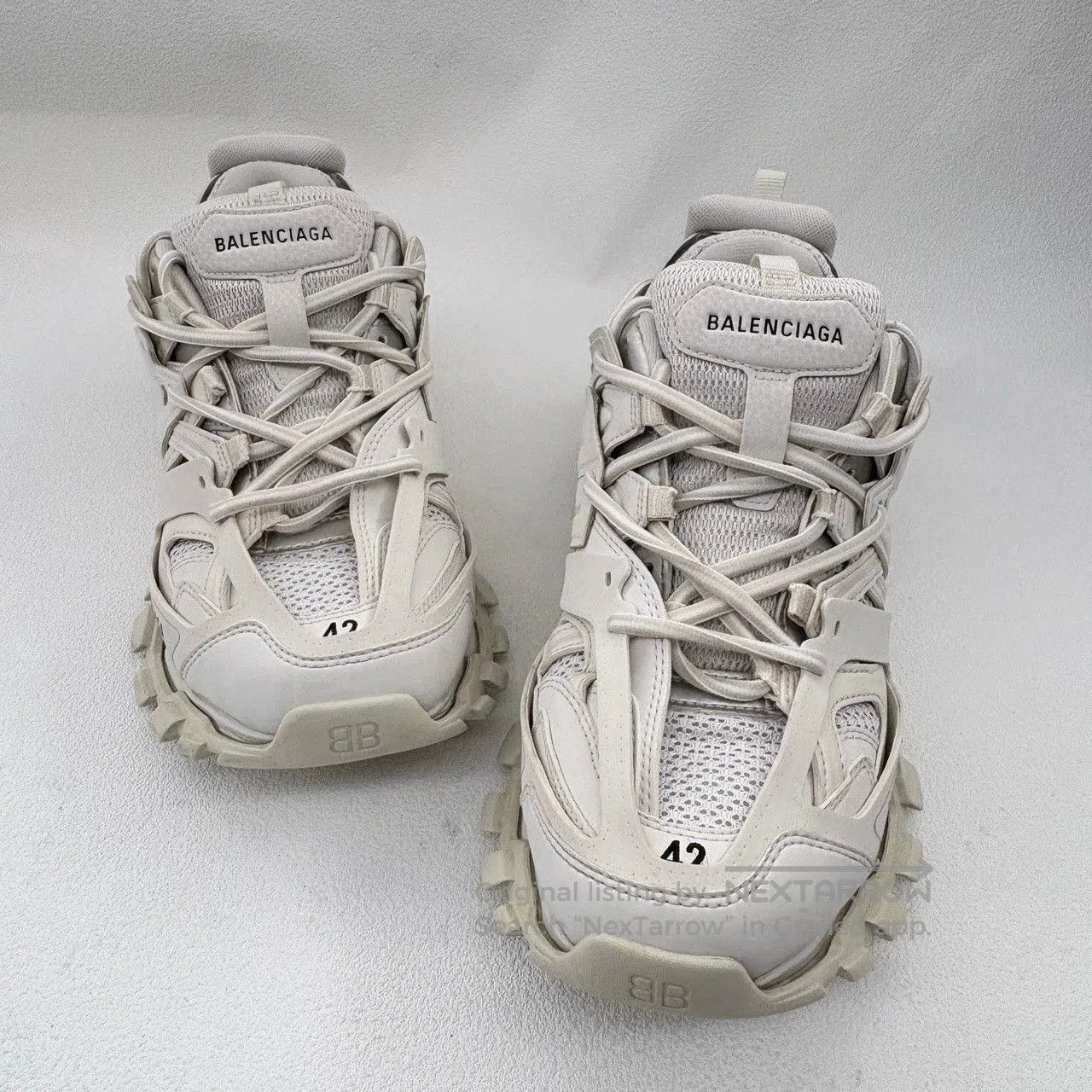 Balenciaga balenciaga track white low-top sneakers. Size US 9 / EU 42 - 5 Thumbnail