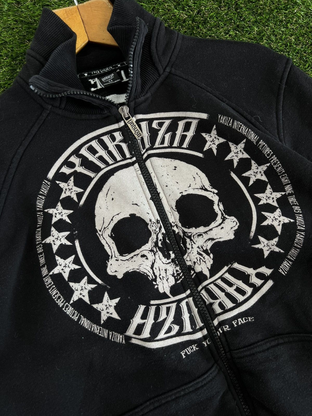 Affliction 2000s AFFLICTION SKULL ZIP ALL OVER PRINT Size US M / EU 48-50 / 2 - 7 Thumbnail