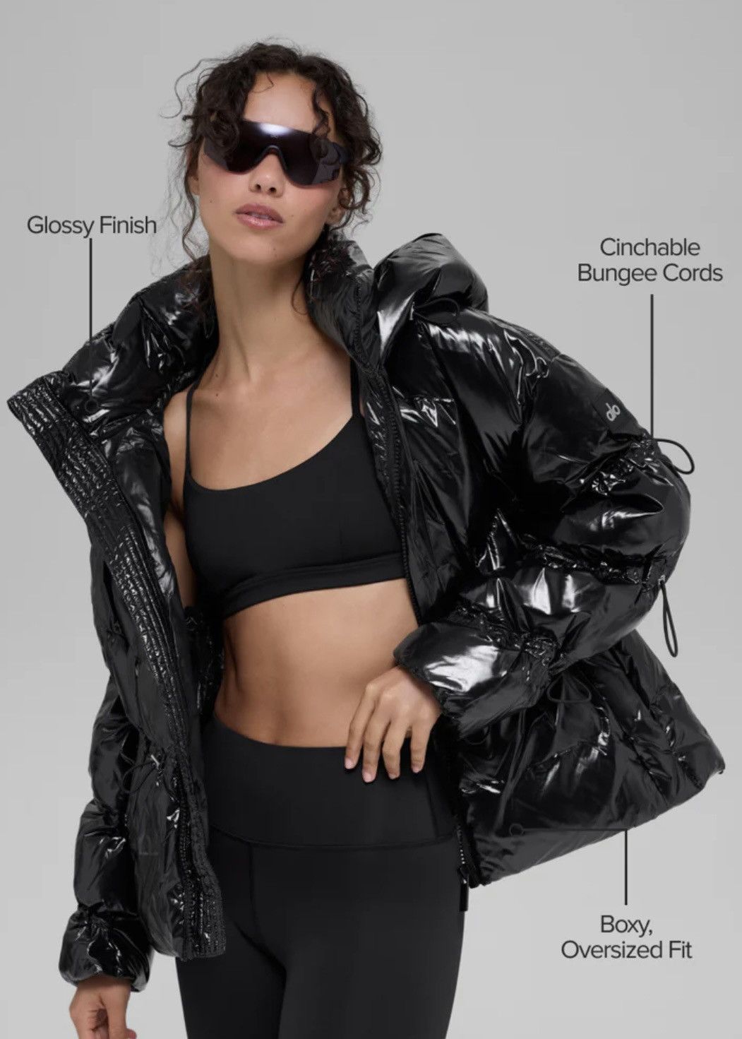 Alo Alo Stunner Puffer Jacket Size M / US 6-8 / IT 42-44 - 2 Thumbnail