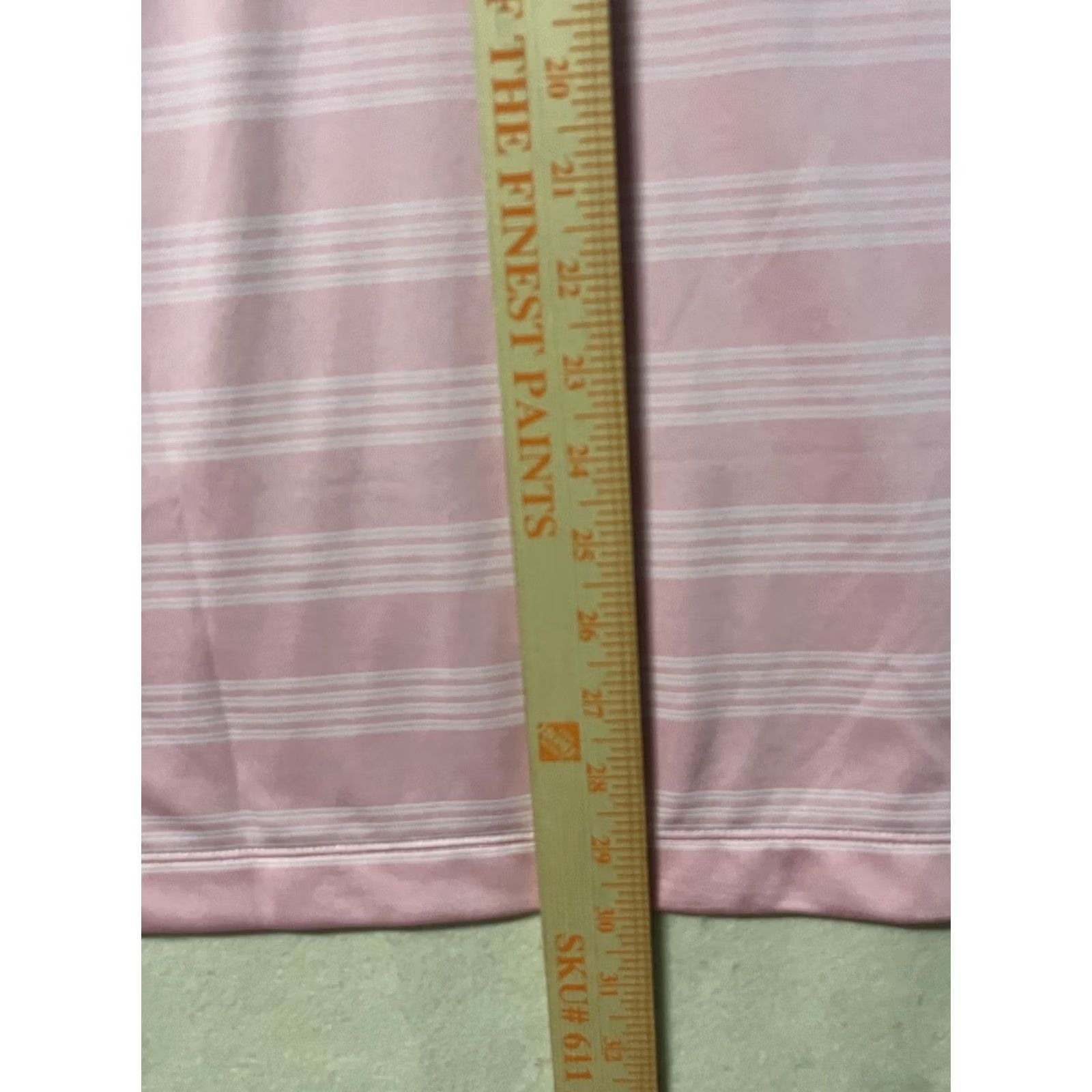Nike Nike Golf Polo Shirt Mens Large Pink Striped Hawaii Logo Performance Dry Fit Size US L / EU 52-54 / 3 - 4 Thumbnail