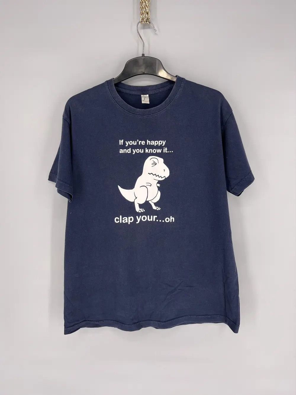 Vintage Vintage Y2K ADULT “ If you're Happy and you know it.. CLAP“ Size US M / EU 48-50 / 2 - 1 Thumbnail