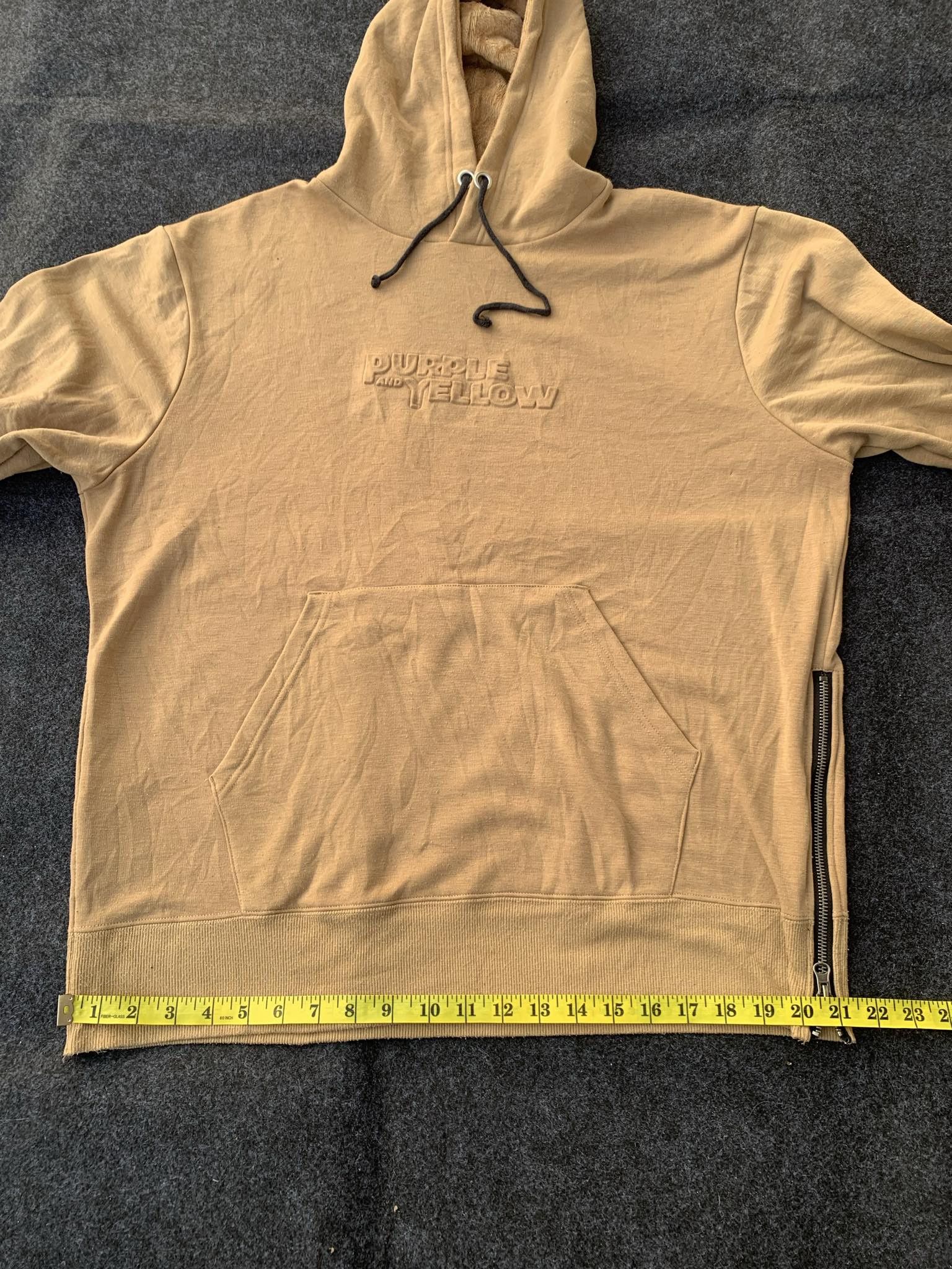 Japanese Brand Purple & Yellow japanese brand side zipper hoodie mustard. Size US L / EU 52-54 / 3 - 4 Thumbnail