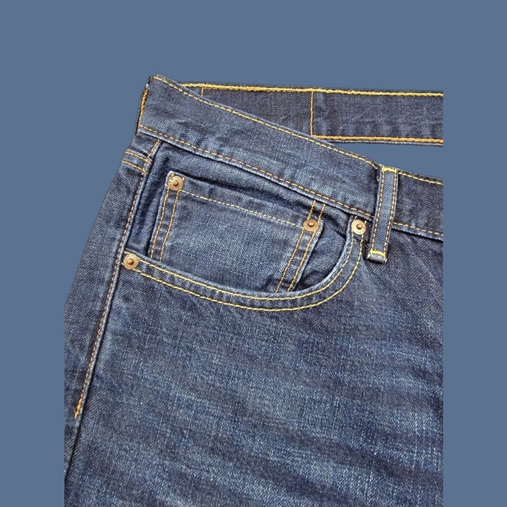 Levi's Levi's 527 Jeans Mens 36x34 Denim Dark Wash Slim Bootcut Pocket Pockets Jeans Fit Slim US Flag Theme Mens Size US 36 / EU 52 - 1 Thumbnail