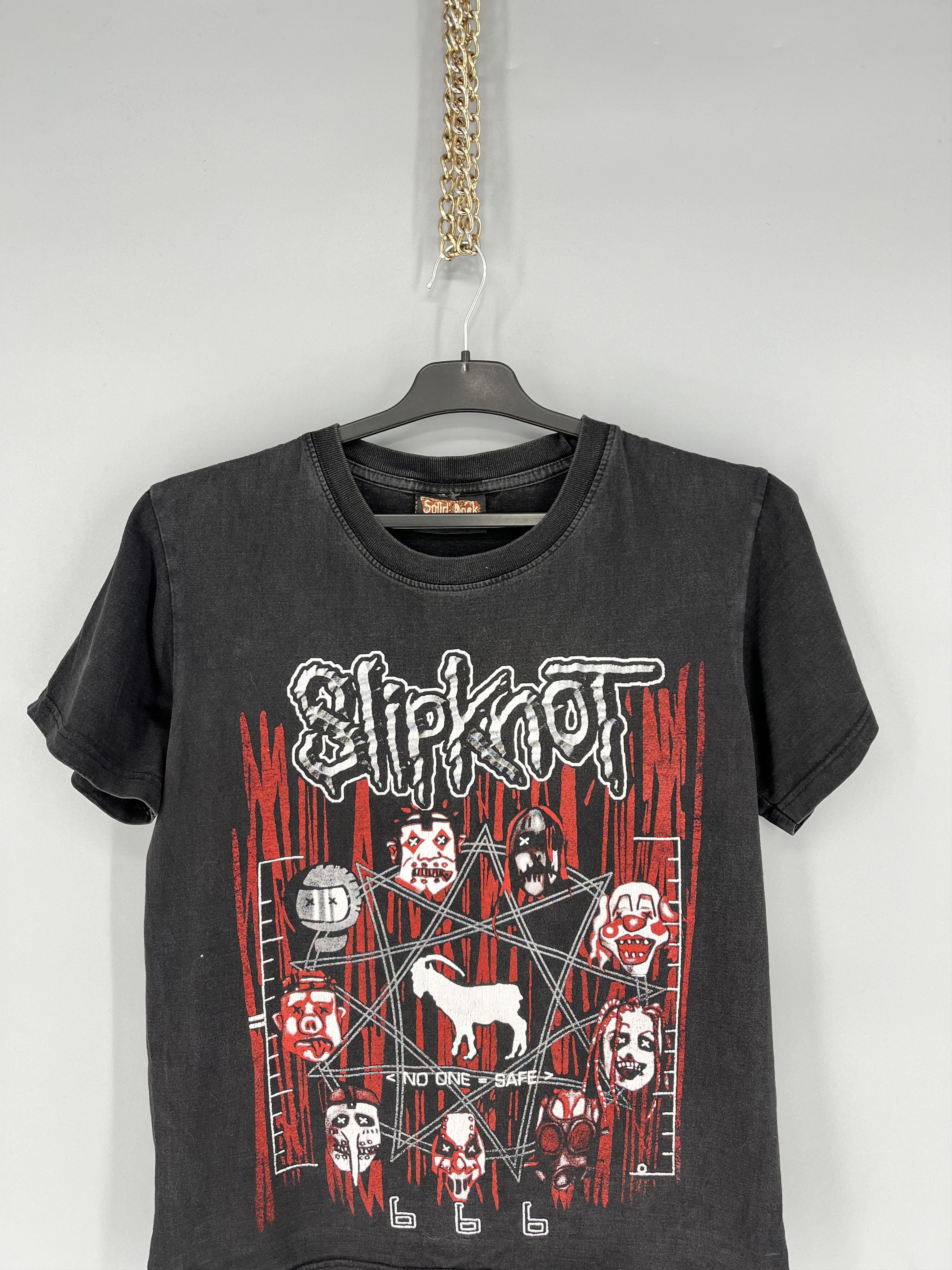 Band Tees × Vintage Vintage Slipknot Satan 666 Graphic Tee T-shirt Y2K 2000s Size US S / EU 44-46 / 1 - 6 Thumbnail