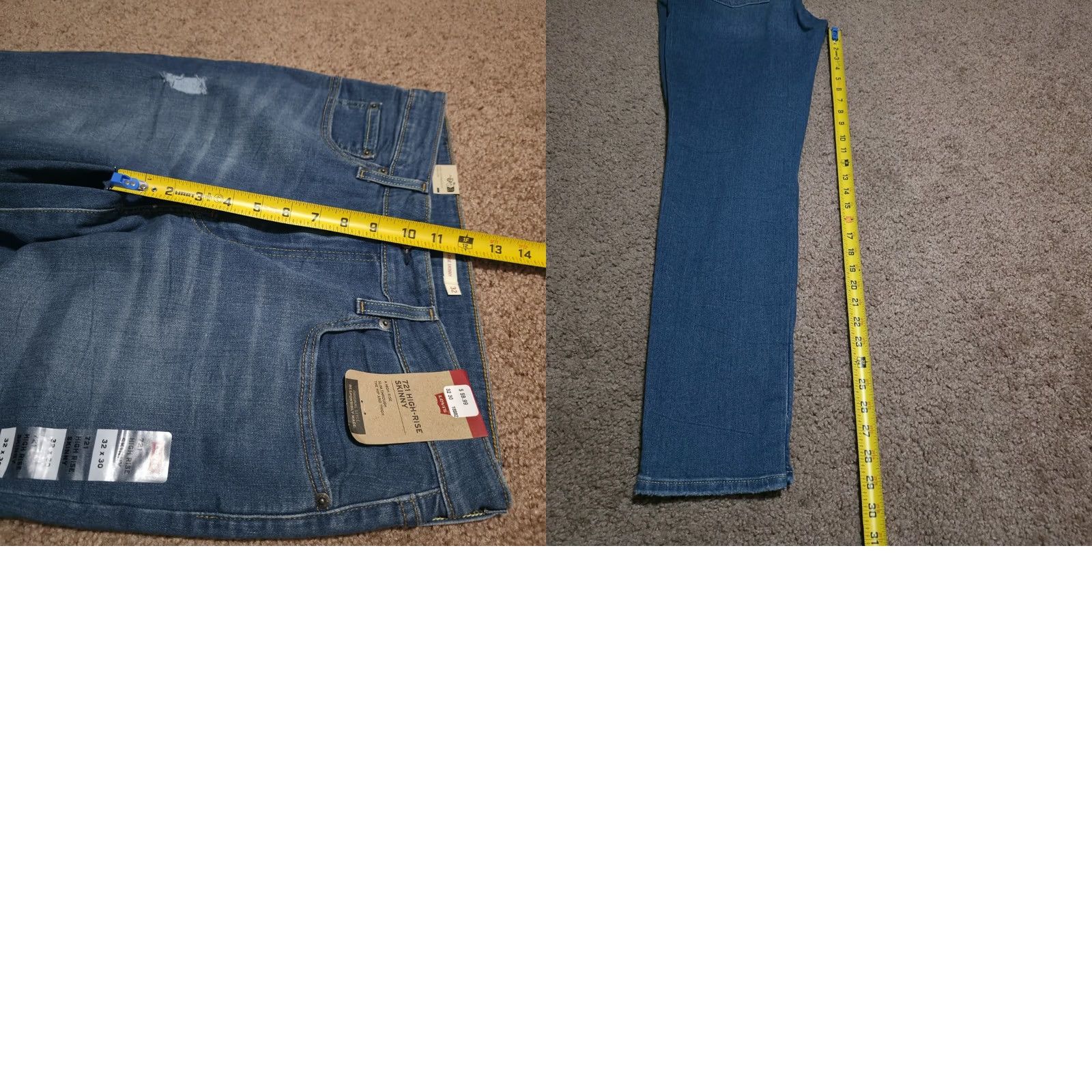 Levi's VINTAGENo; (invalid) Size 24" / US 00 / IT 34 - 8 Thumbnail