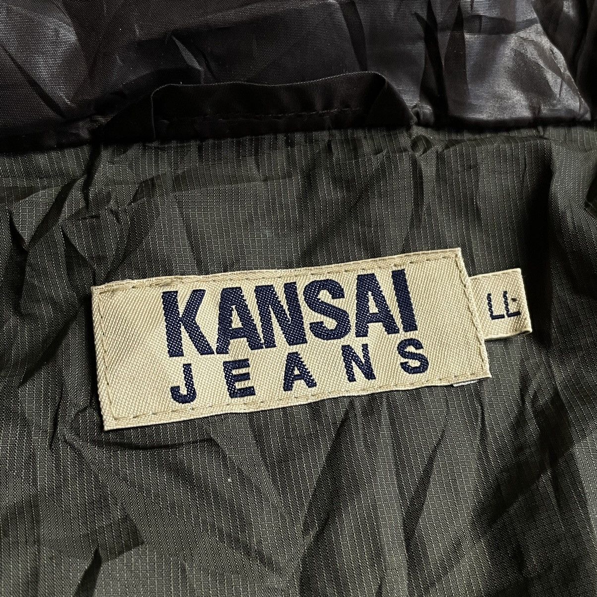 Kansai Yamamoto 🇯🇵 VINTAGE KANSAI JEANS FULL ZIP LIGHT PUFFER JACKET Size US XL / EU 56 / 4 - 12 Thumbnail
