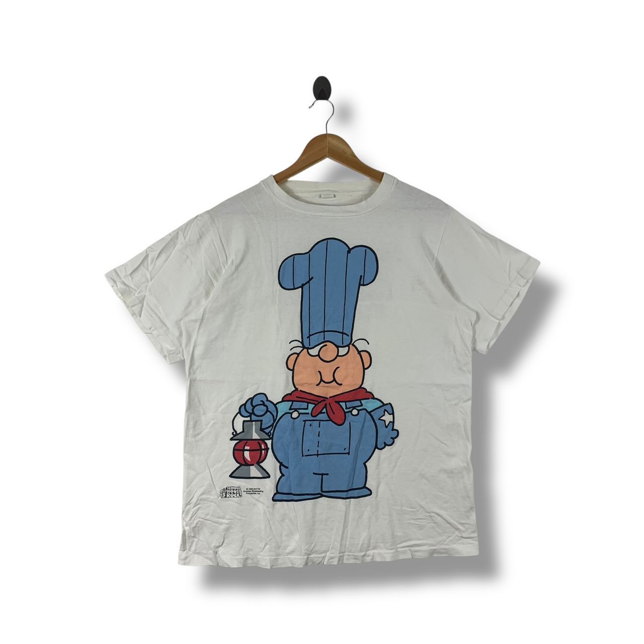 Cartoon Network × Vintage Vintage 1995 SCHOOLHOUSE ROCK Conjunction Junction tee Size US L / EU 52-54 / 3 - 1 Thumbnail
