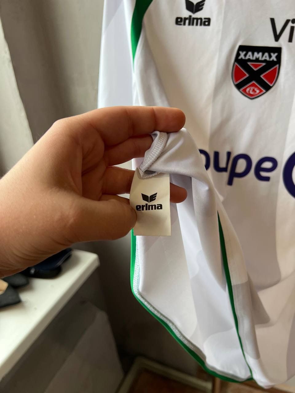 Erima 2015/16 NEUCHATEL XAMAX AWAY SOCCER JERSEY FOOTBALL SHIRT L Size US L / EU 52-54 / 3 - 7 Thumbnail